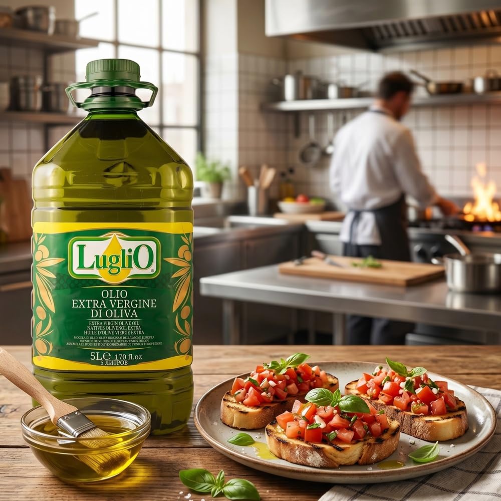 Olio Luglio - Huile d'Olive Extra Vierge (5 Litre) | Grand Récipient