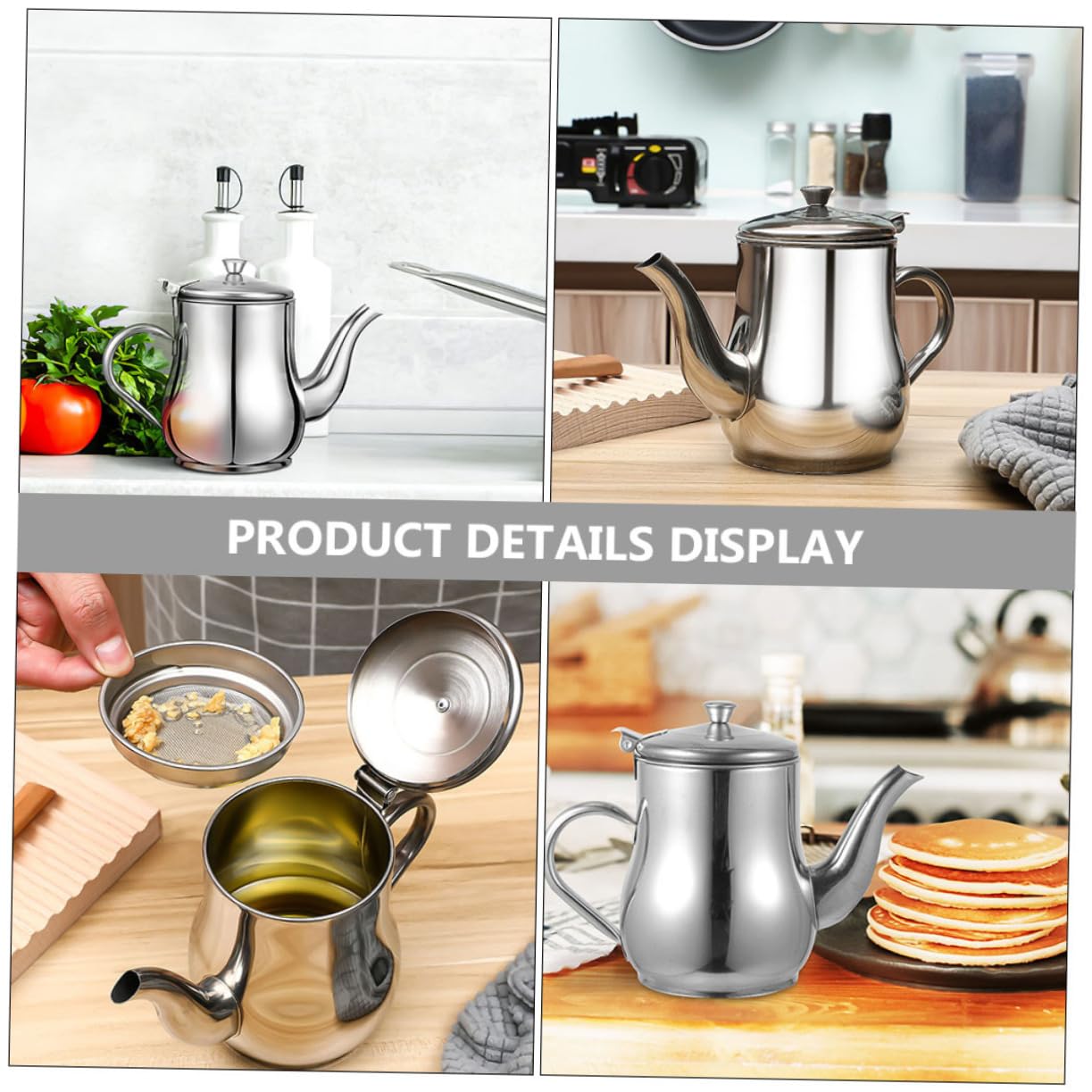 Amazon | LAPYAPPE ステンレススチール製油ストレーナーポット