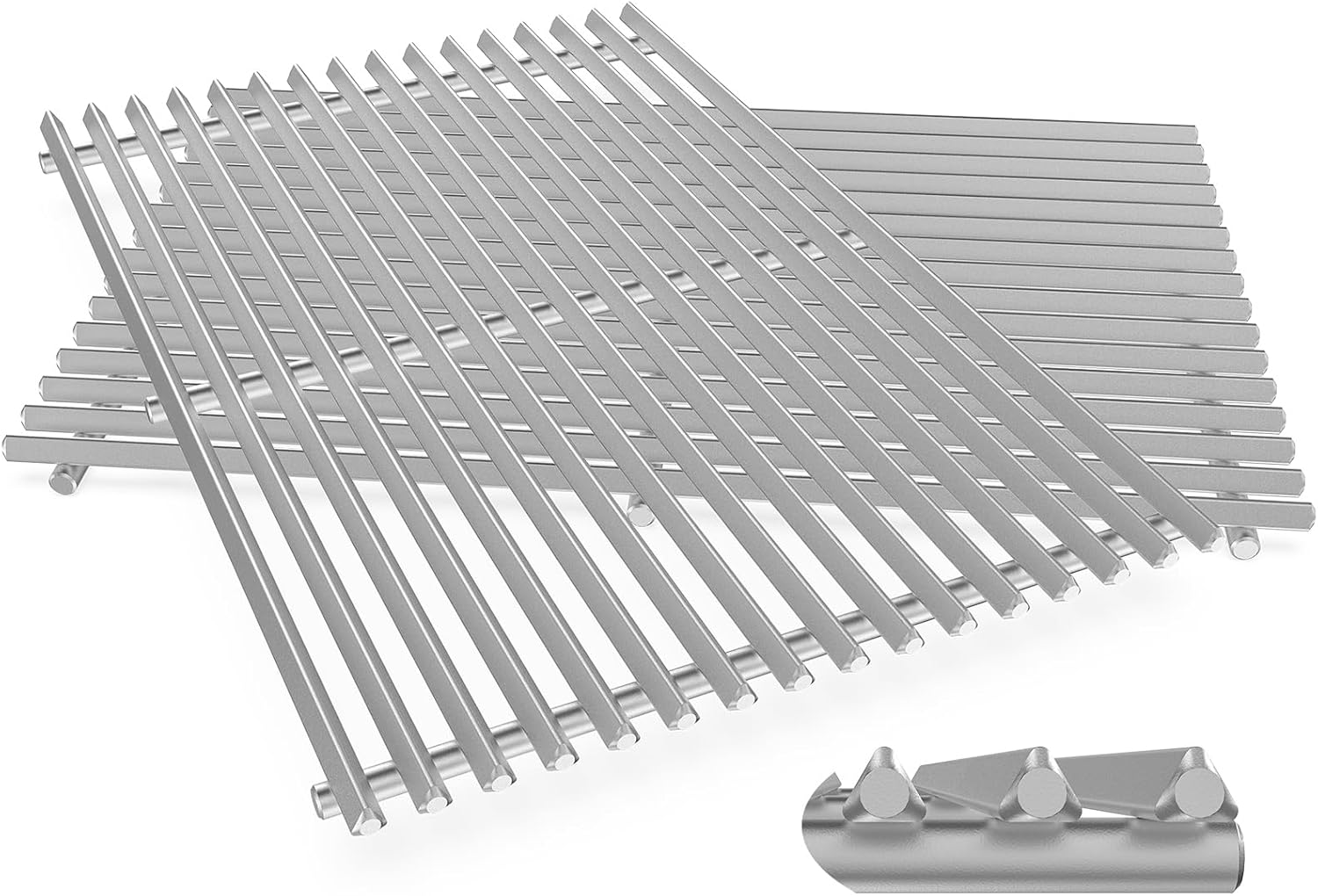 QuliMetal 9.5mm Grill Grates for Weber Genesis 300 Series