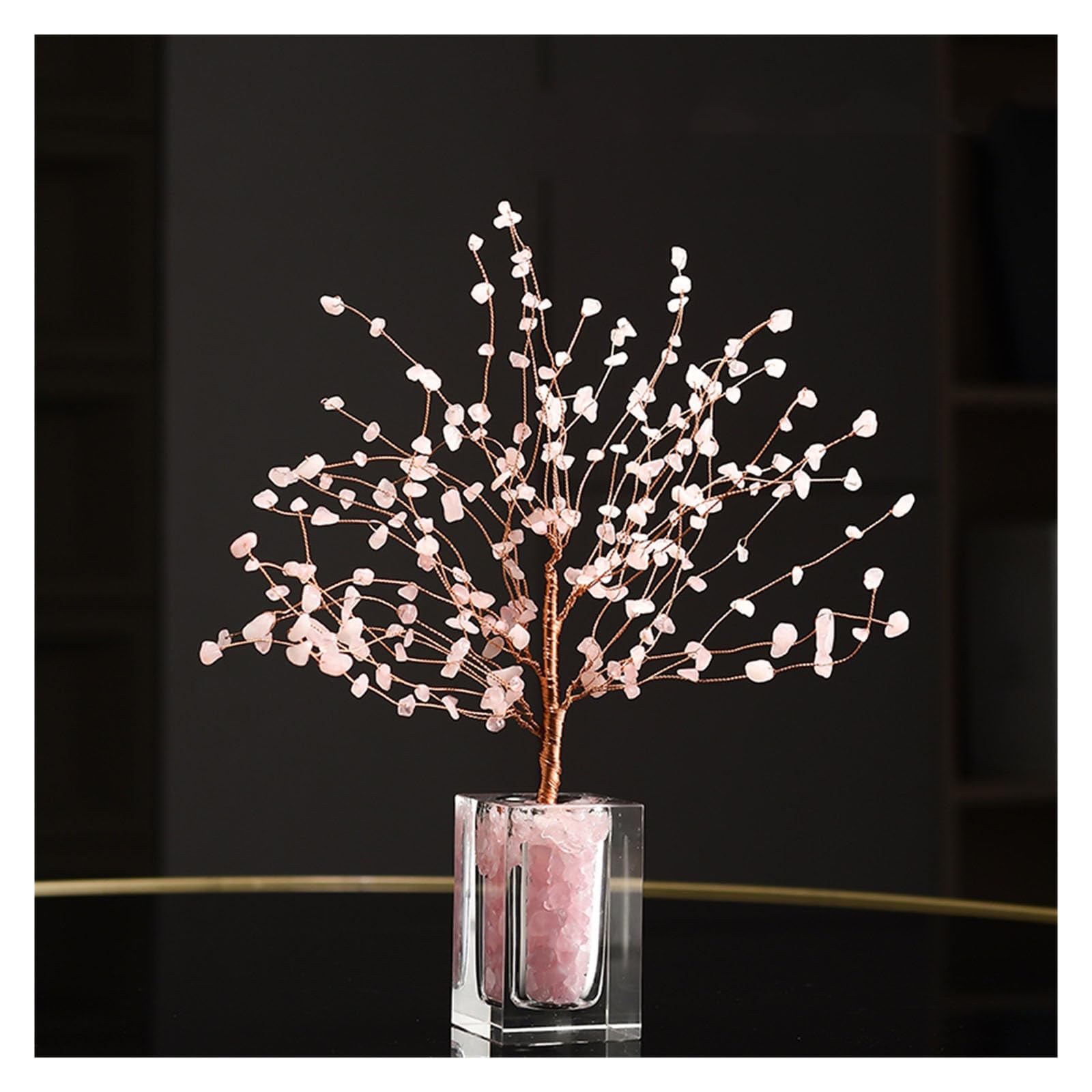 Bonsaï en cristal Feng Shui pour revitaliser une décoration de table terne