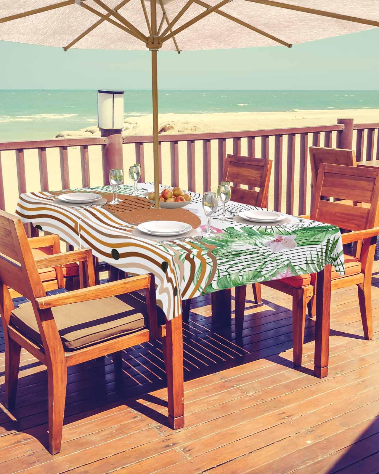 Bohemian Outdoor Tablecloth 54