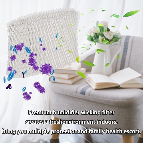 Miniatura 4 de HIFROM Paquete de 5 filtros de mecha de humidificador de repuesto WF2 y PWF2 compatibles con Kaz & Vicks V3100 V3500 V3600 V3800 V3900 Honeywell