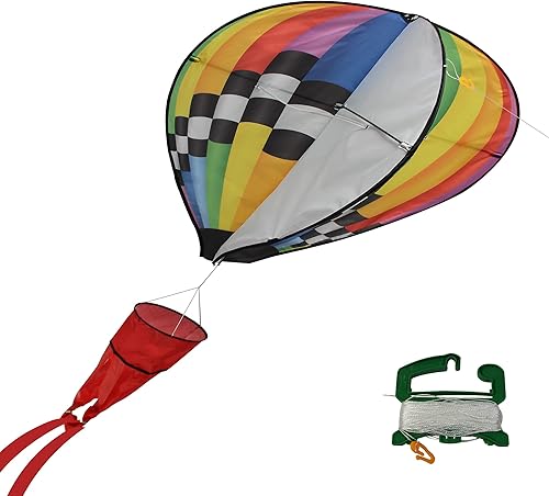 Miniatura 2 de WindNSun Globo de aire caliente Cometa de nailon de gran tamaño de 105 pulgadas de punta a cola