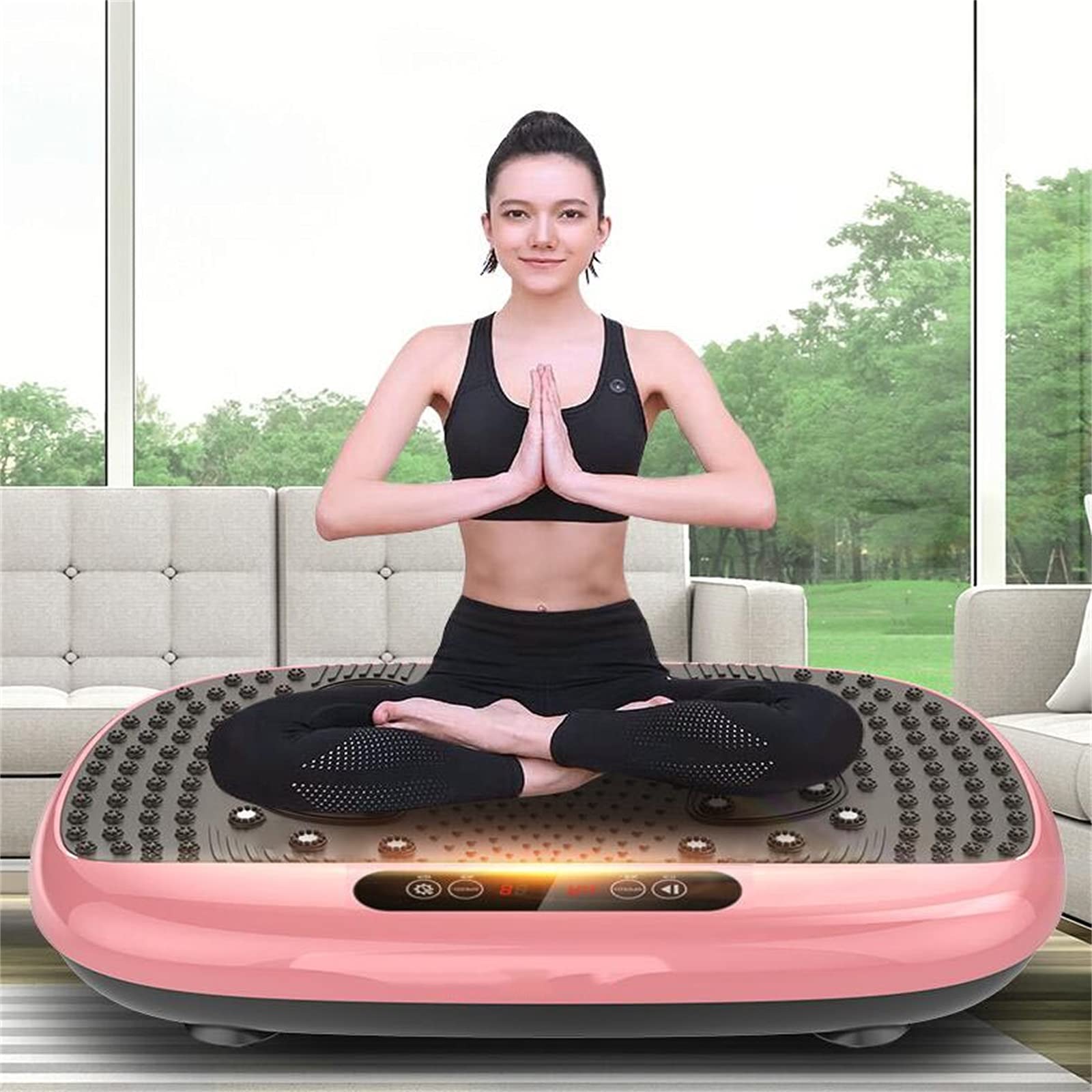 Vibration Plate Vibration Exercise Machine 3 Programs 99 Levels Remote Control Vibration Fitness Trainer for Weight Loss Body