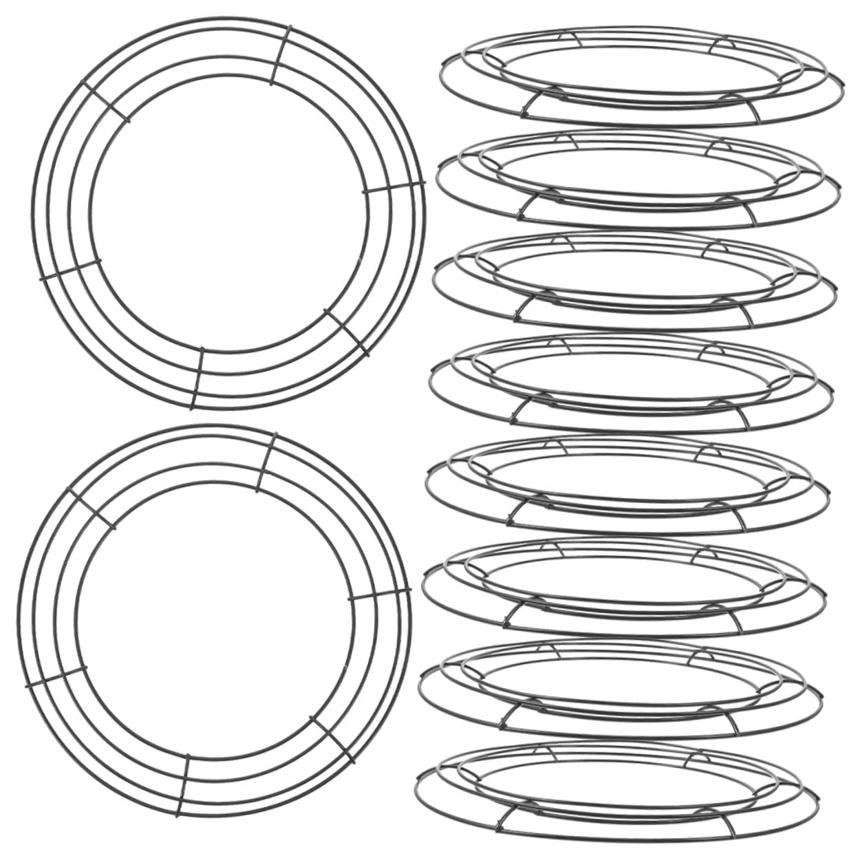 HOOTNEE DIY Wreath Support Metal Floral Frame Easy to Shape Wreath Making Tool