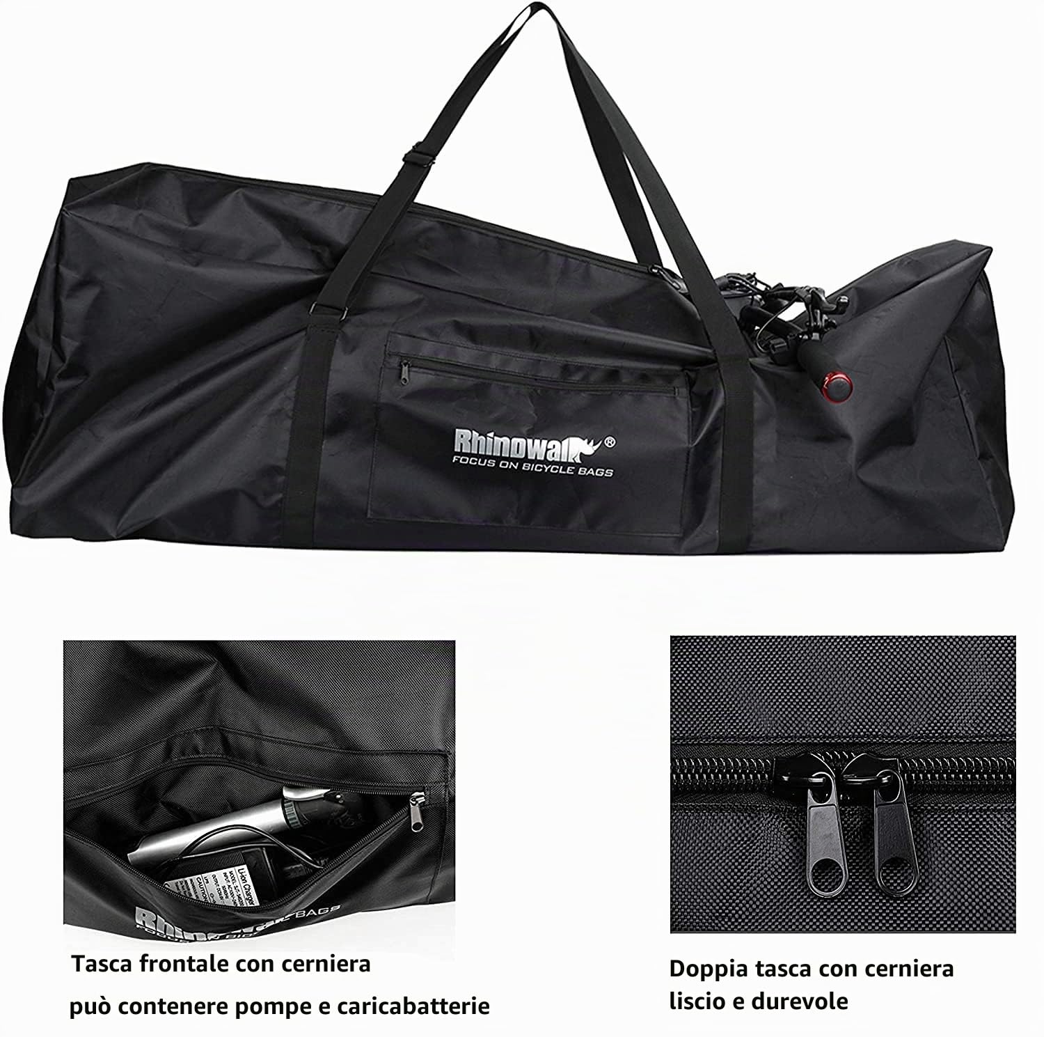 Suntelef Borsa per Scooter Elettrico Mijia M365/M365 Pro Xiaomi, Accessorio Pieghevole per Zaino a Tracolla