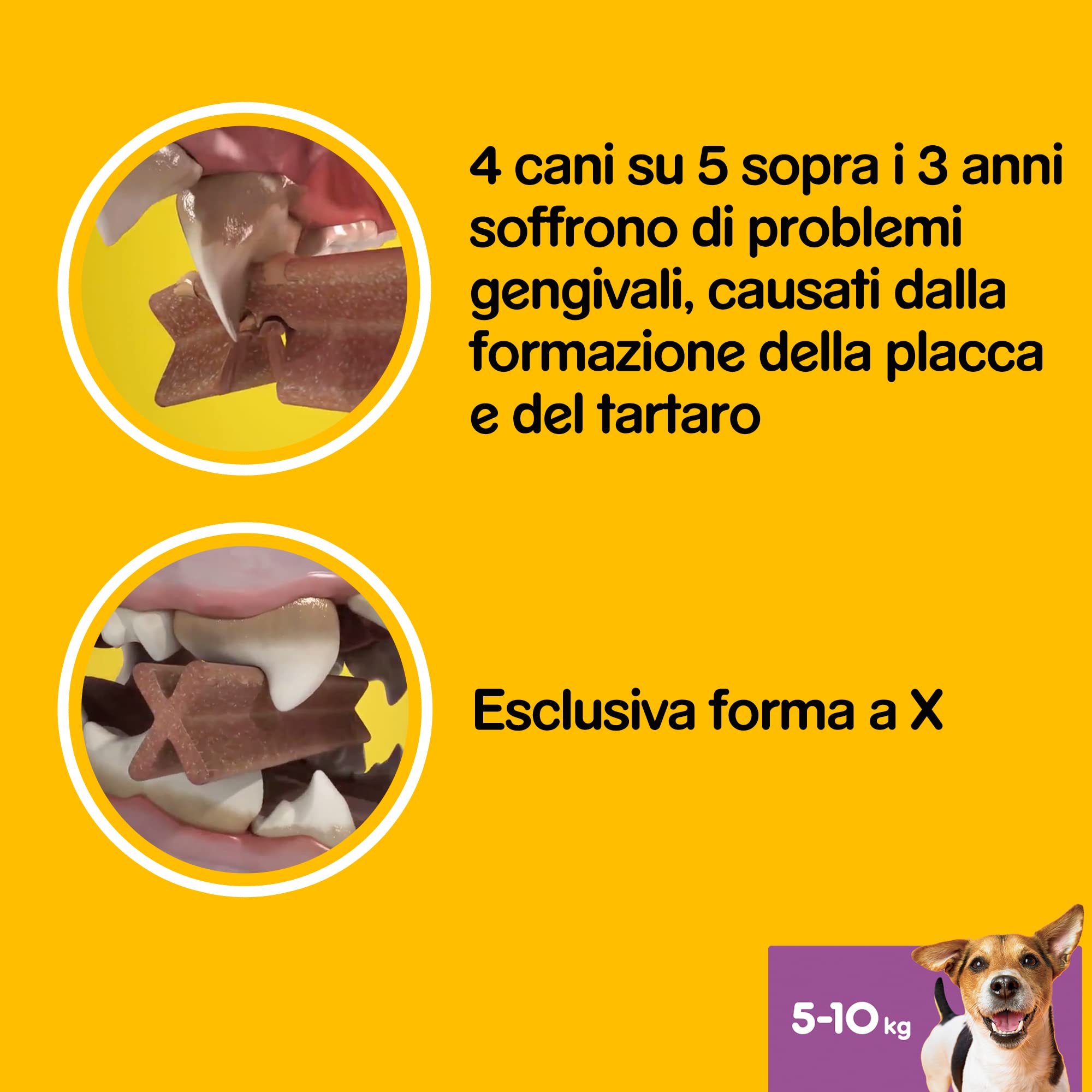 Pedigree Dentastix Snack Per Igiene Orale Cane Piccolo 7 Pezzi 110 G - Foto 4