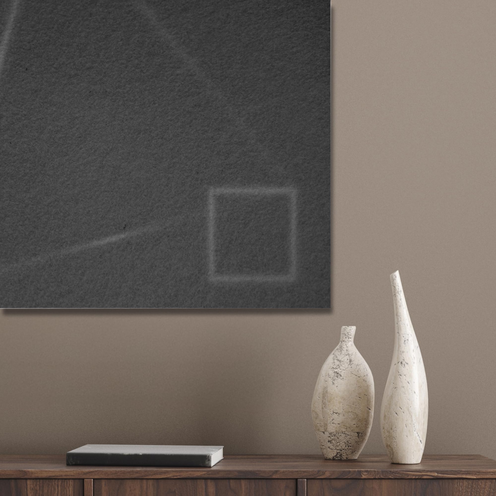 MuchoWow© Pannelli Pannello Fonoassorbente 70x100 cm Decorativi Insonorizzanti Decorativo Parete Fonoassorbenti Design Fonoisolanti Insonorizzazione Stanza Gioco - Bianco e nero - Astratto