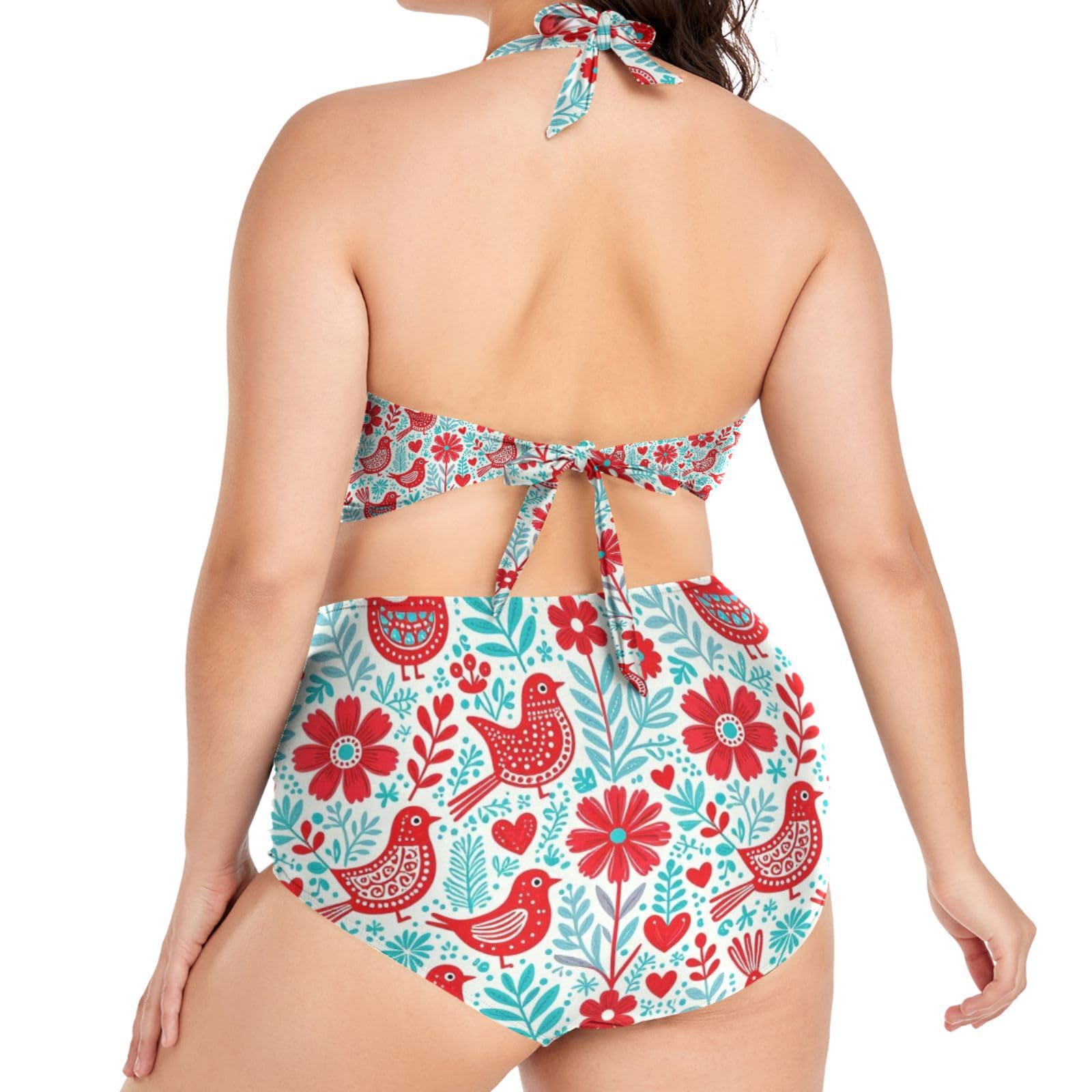 FRODOTGV Costumi da bagno da donna curvy, da L a 4XL
