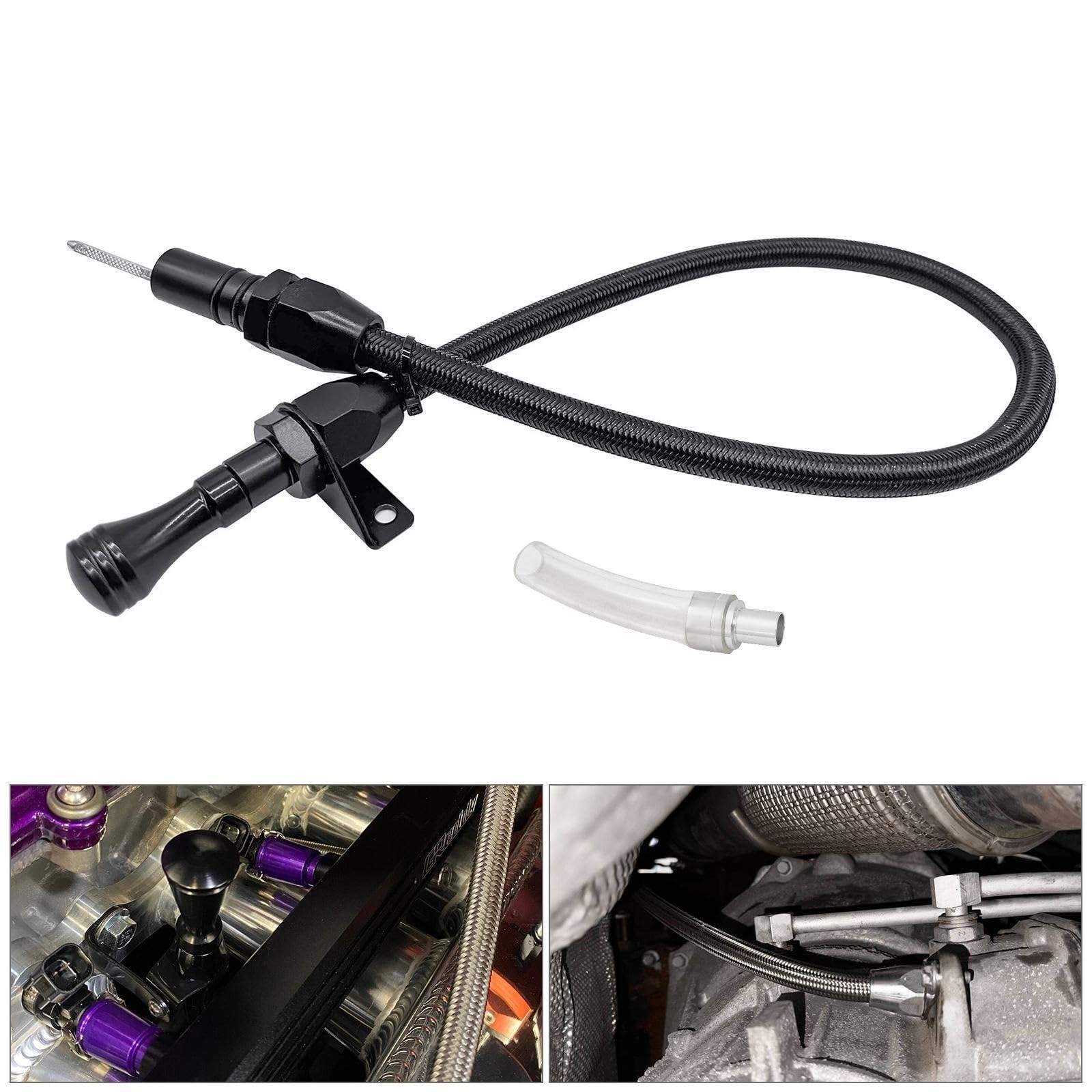 Compatible Para GM 4L60E 4L80E varilla de medición transmisión LS LS1 LS3 LS6 LSX tubo aceite motor Varilla aceite motor