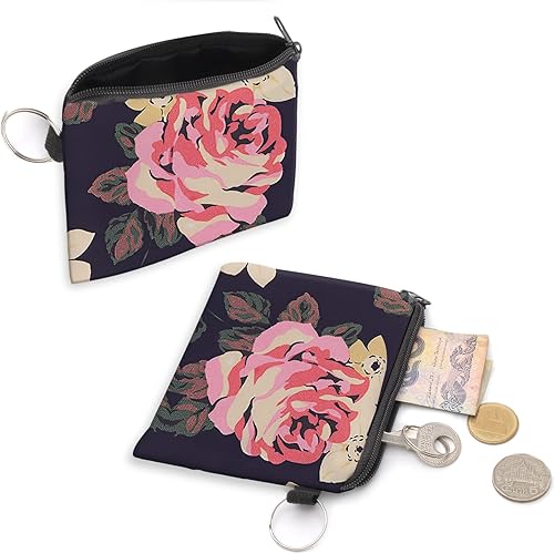 Miniatura 7 de Bolsa de maquillaje, bolsa de viaje, bolsa de cosméticos, organizador de artículos de tocador con cremallera pequeña para mujer, 1 pieza 51561