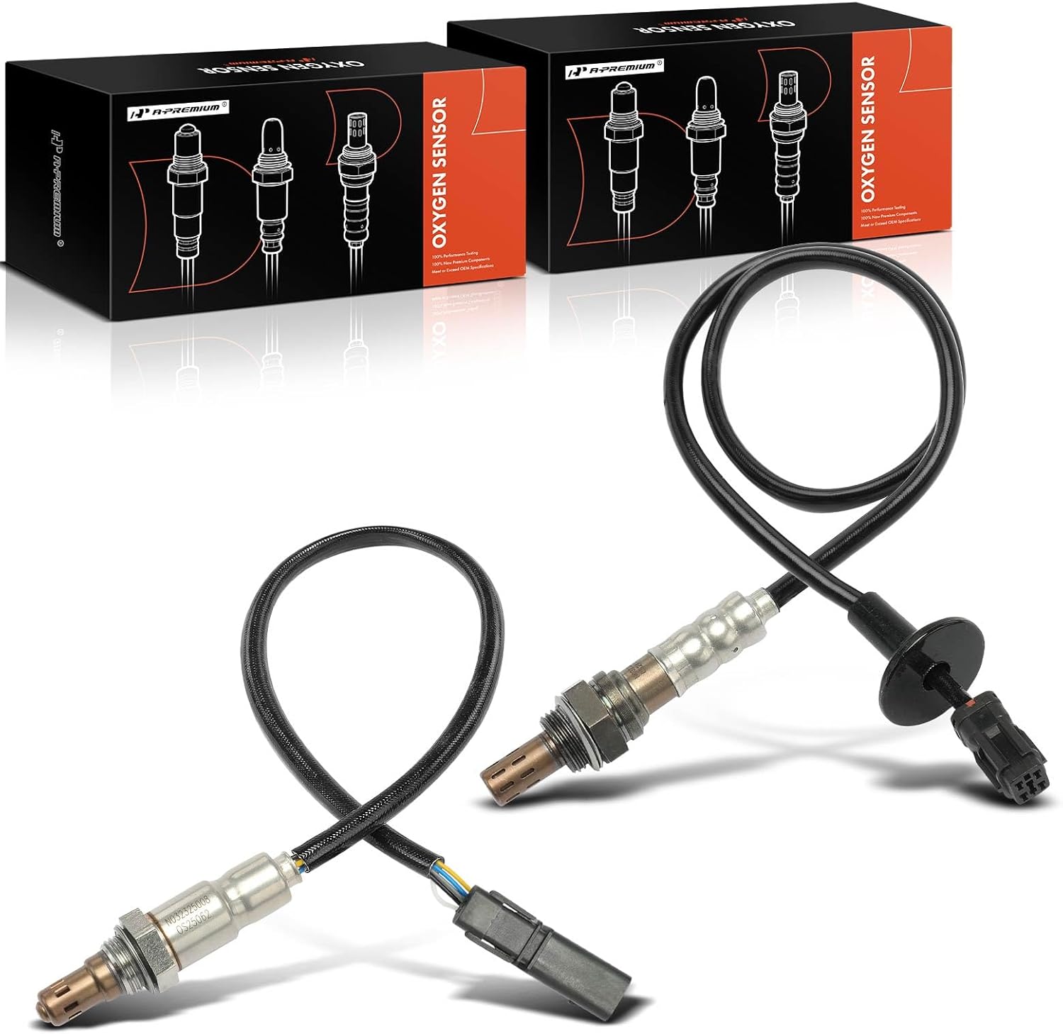 A-Premium O2 Oxygen Sensor Compatible with Hyundai Santa Fe Sport 2013 2014 2015 2016 2.0L, Upstream and Downstream, 2-PC Set