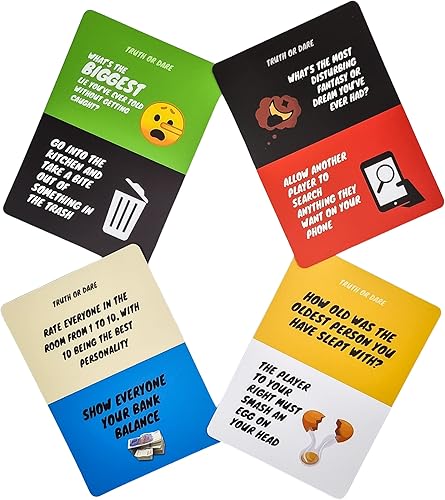 Miniatura 2 de Unruly Choices - Divertido juego de beber verdad o desafío para adultos | Juego de cartas de fiesta salvaje para noches de juegos, universidad,