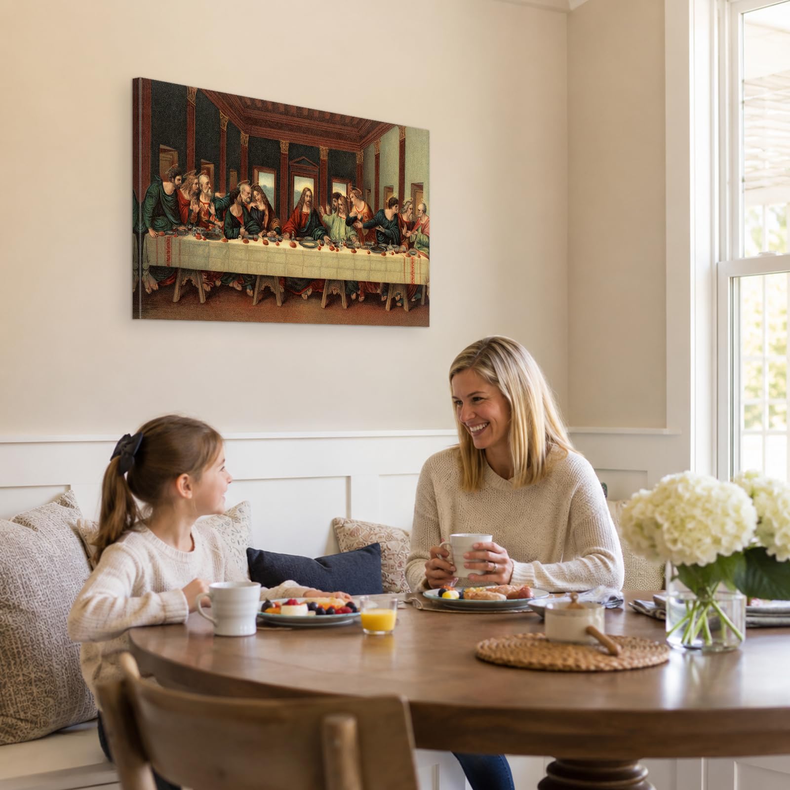 Amazon.com: Mistyefly Last Supper Wall Decor - Religious Art with