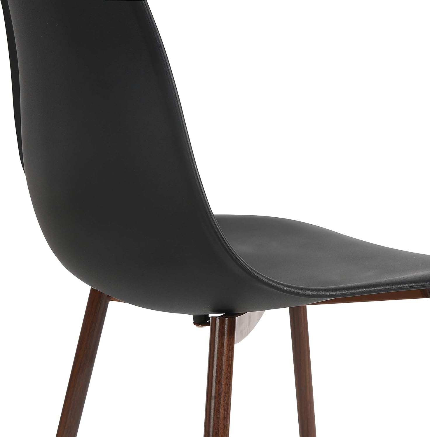 Buy EdgeMod Landon Sculpted Dining Chair, Set of 4, Black Online in