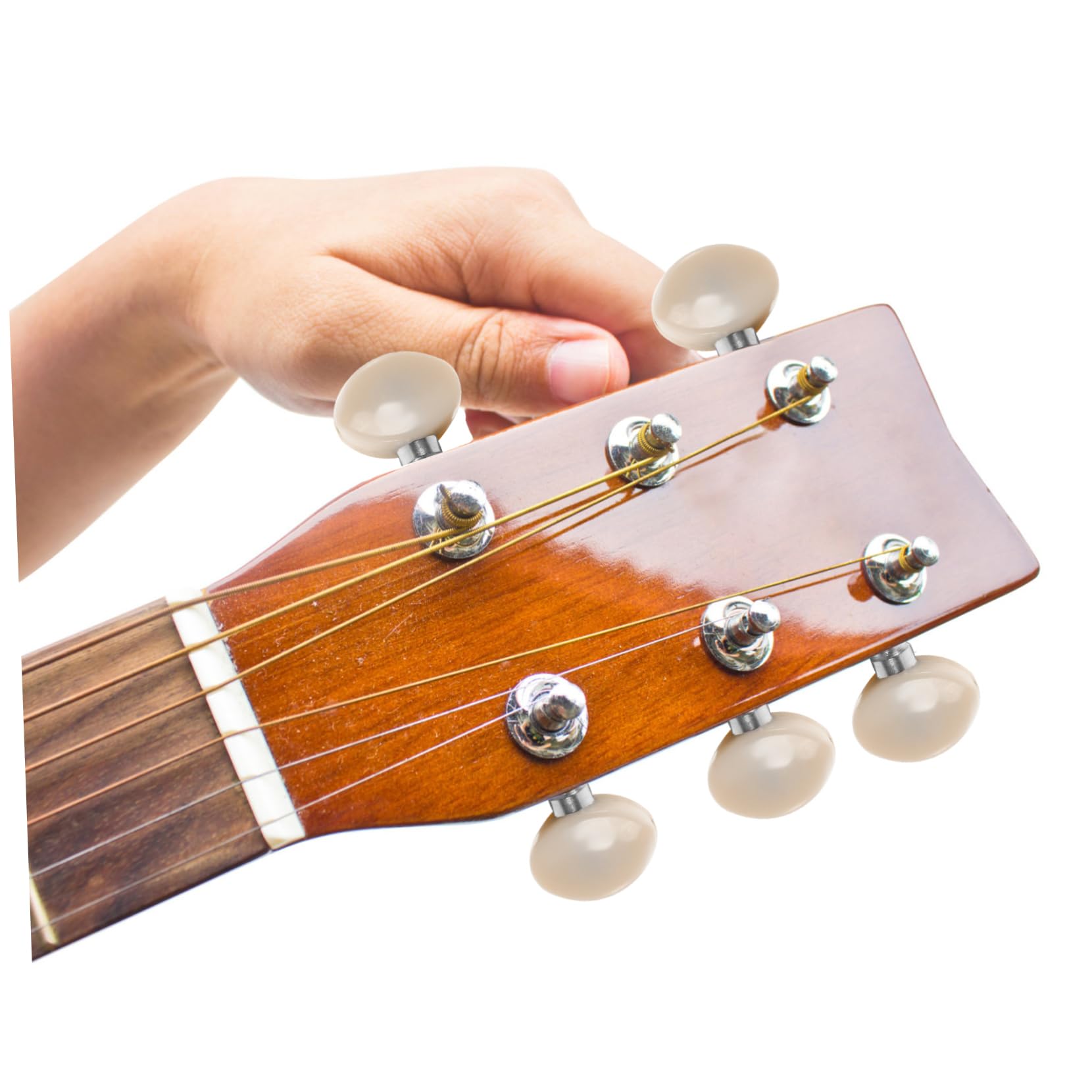 NULYLU Guitar Tuning Accessory Set 6pcs Guitar Tuners Folk Guitar Pegs High Stability Tuning Tools