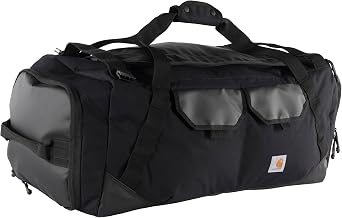 Carhartt Heavy Haul Utility Duffel Bags, Water-Resistant Packable Bag for Jobsite, Gym, and Travel