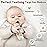 Teething Relief Teethers Toys for Babies 3-6-12 Months Gifts, Food Grade Silicone Sensory Remote Control Baby Teether Bath Toys for 9 18 Months Newborn Infant Boy Girl Autism, Beige