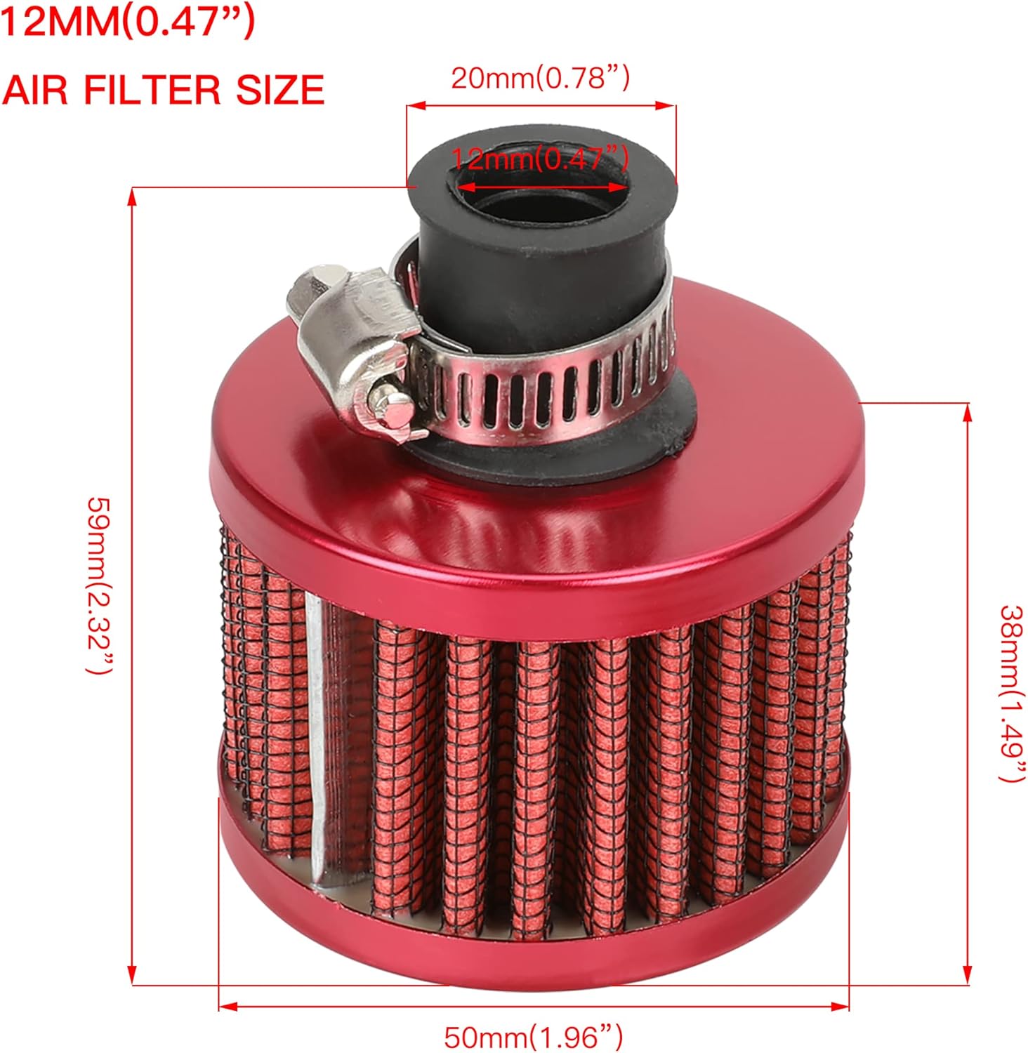 Buy GREHUA VM22 Carburetor Intake Manifold Air Filter Exhaust Pipe