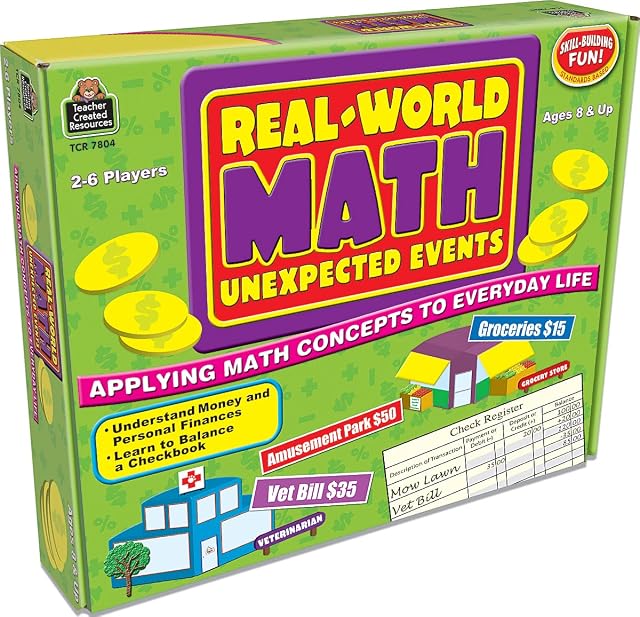 Real-World Math: Unexpected Events, Applying Math Concepts to Everyday Life (Teacher Created Resources 7804)