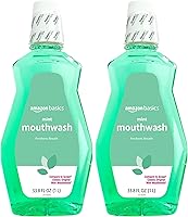 Vista 6 de Yaxa Basics Enjuague bucal Fresh Breath, menta, 33.8 onzas líquidas, (anteriormente Solimo)