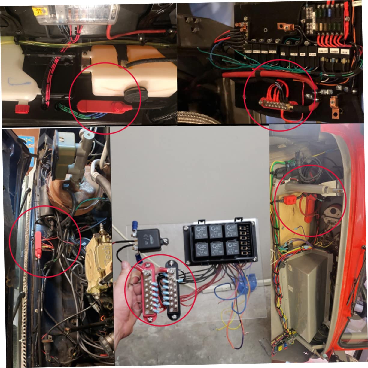 Bussstange 48v 150a 12-polig aus Abs Zinklegierung Messing