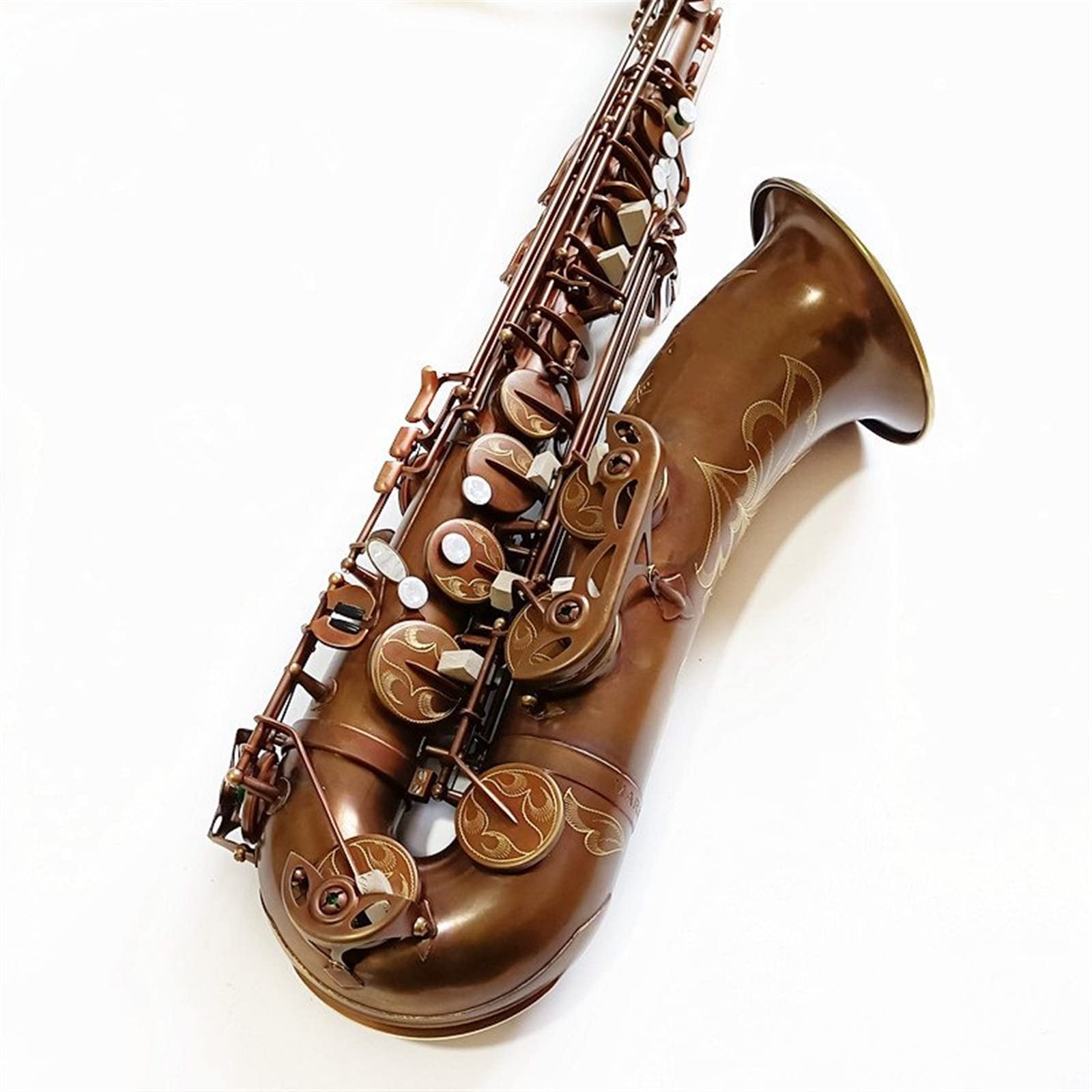 Saxofón Profesional Saxofón Tenor Instrumentos De Saxofón Saxofón De Cobre Antiguo con Estuche