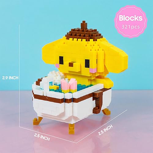 Miniatura 3 de Micro bloques bonitos bloques de construcción mini bloques de construcción minifiguras de dibujos animados figuras de anime kawaii decoración de