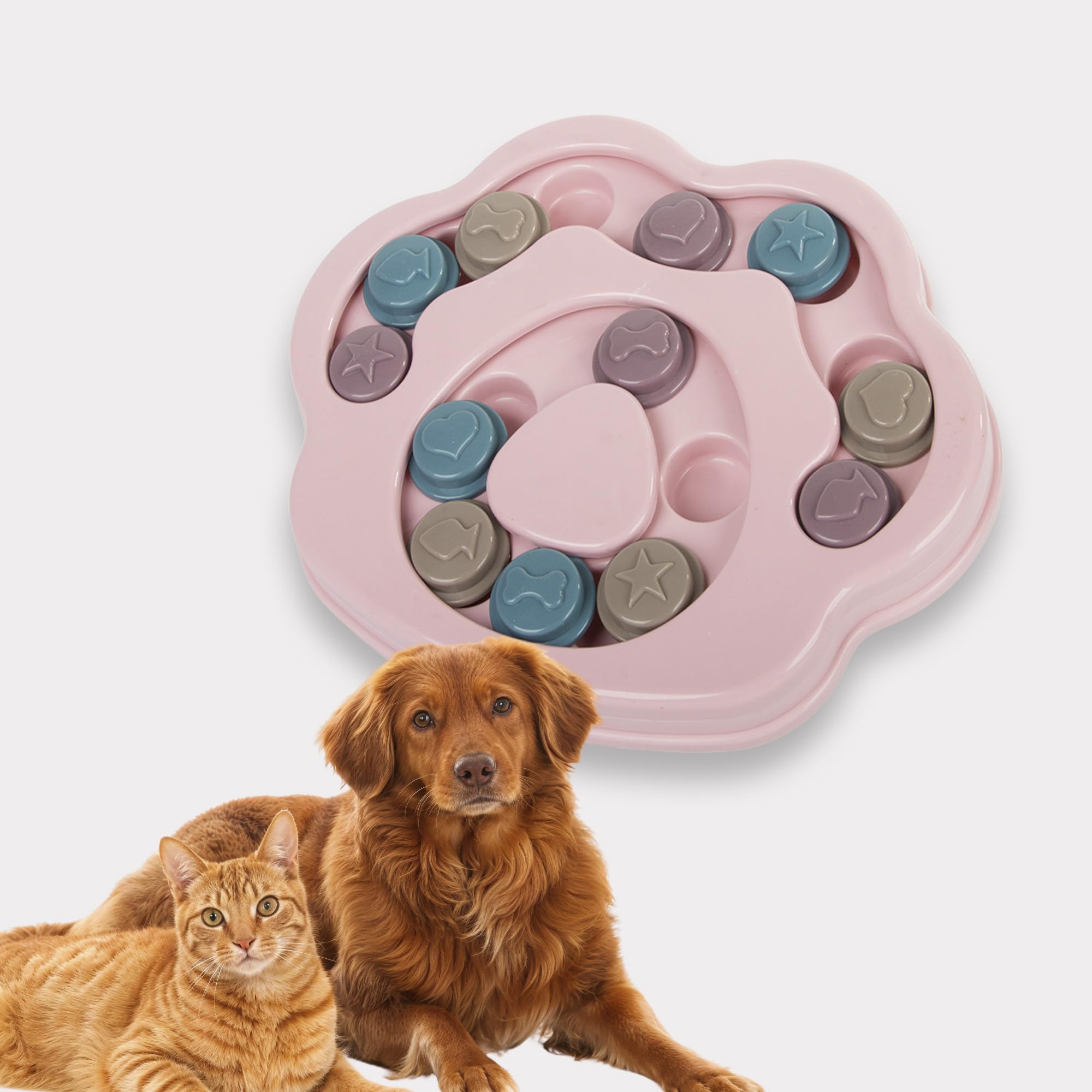 Juguetes Interactivos para Perros, Juego Inteligencia Perros, Juego Rompecabezas Perro, Puzzle para Perros, Juegos Estimulacion Mental Perros, Juguetes Asiedad Perros, Pawzler, Juegos para Perros