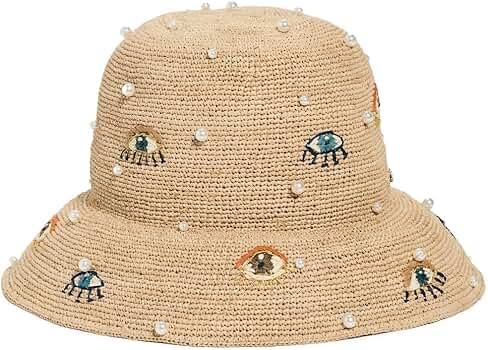 帽子 RAFFIA BUCKET HAT Woven Raffia Bucket Hat | GUESS Factory