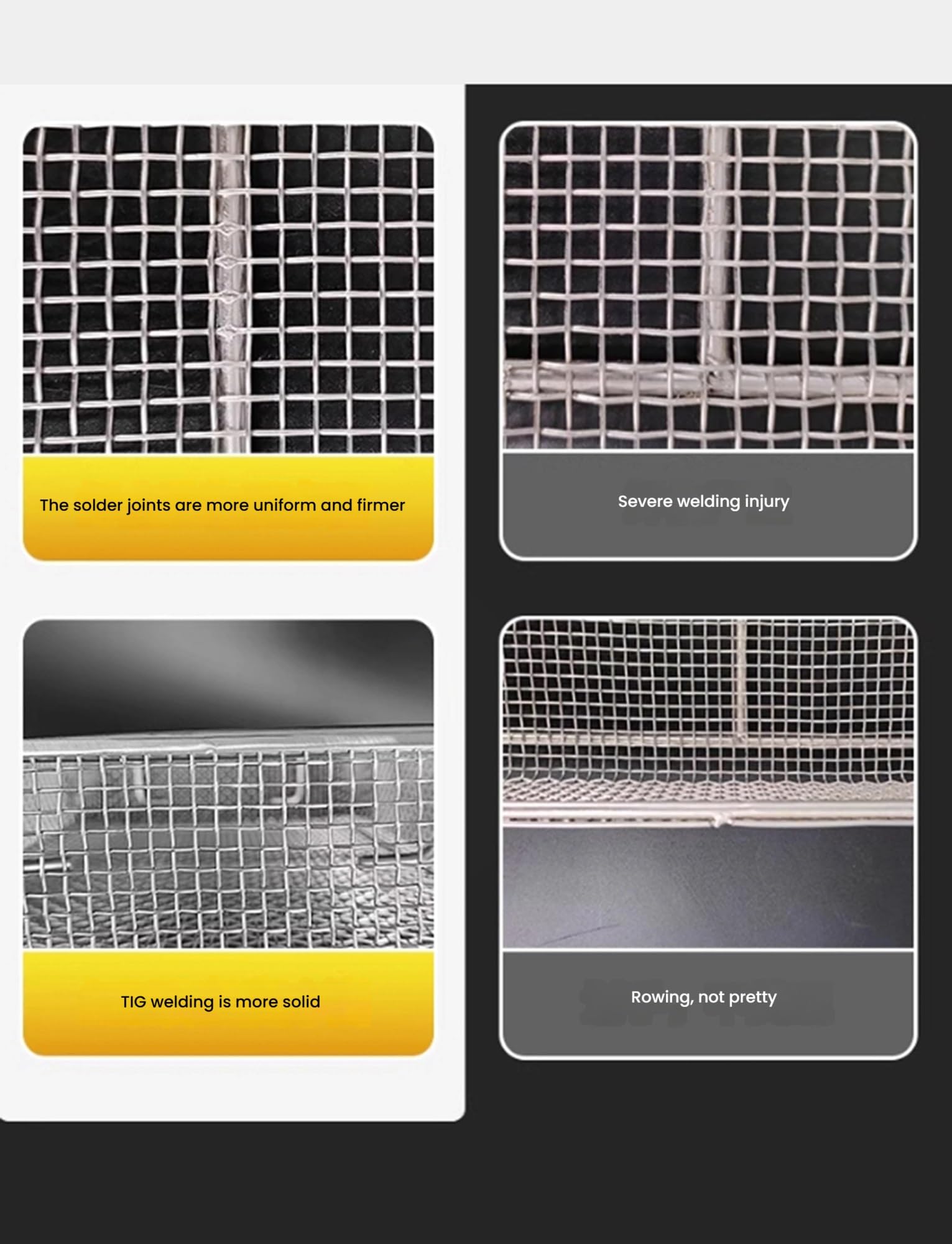 Generisch Sterilisationskorb, perforierte Netzkörbe, Sterilisationstablett, universeller Reinigungskorb mit Griff, 0,16-Zoll-Netz for chirurgische Zwecke(35x20x7cm)