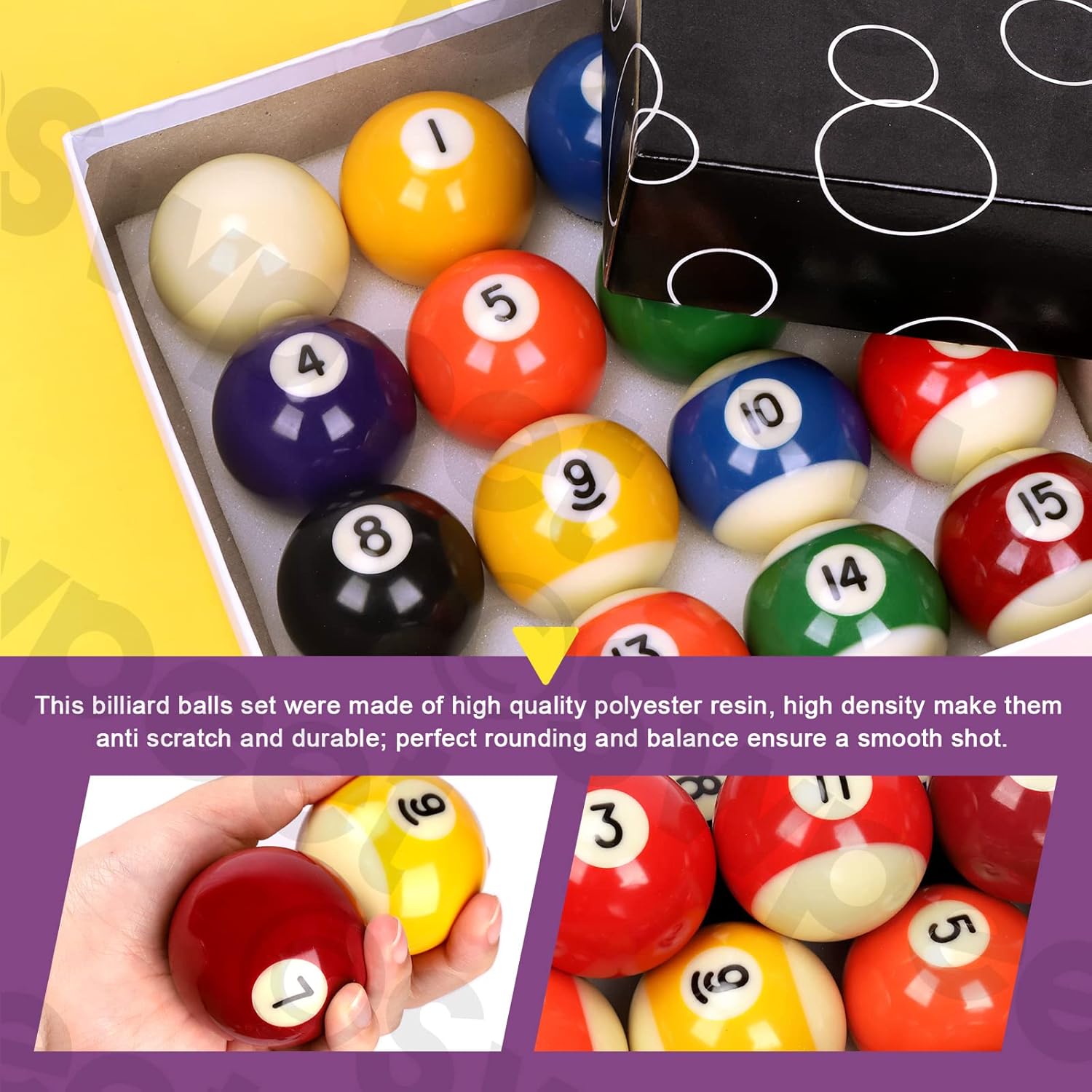 Swpeet Billiard Ball Set