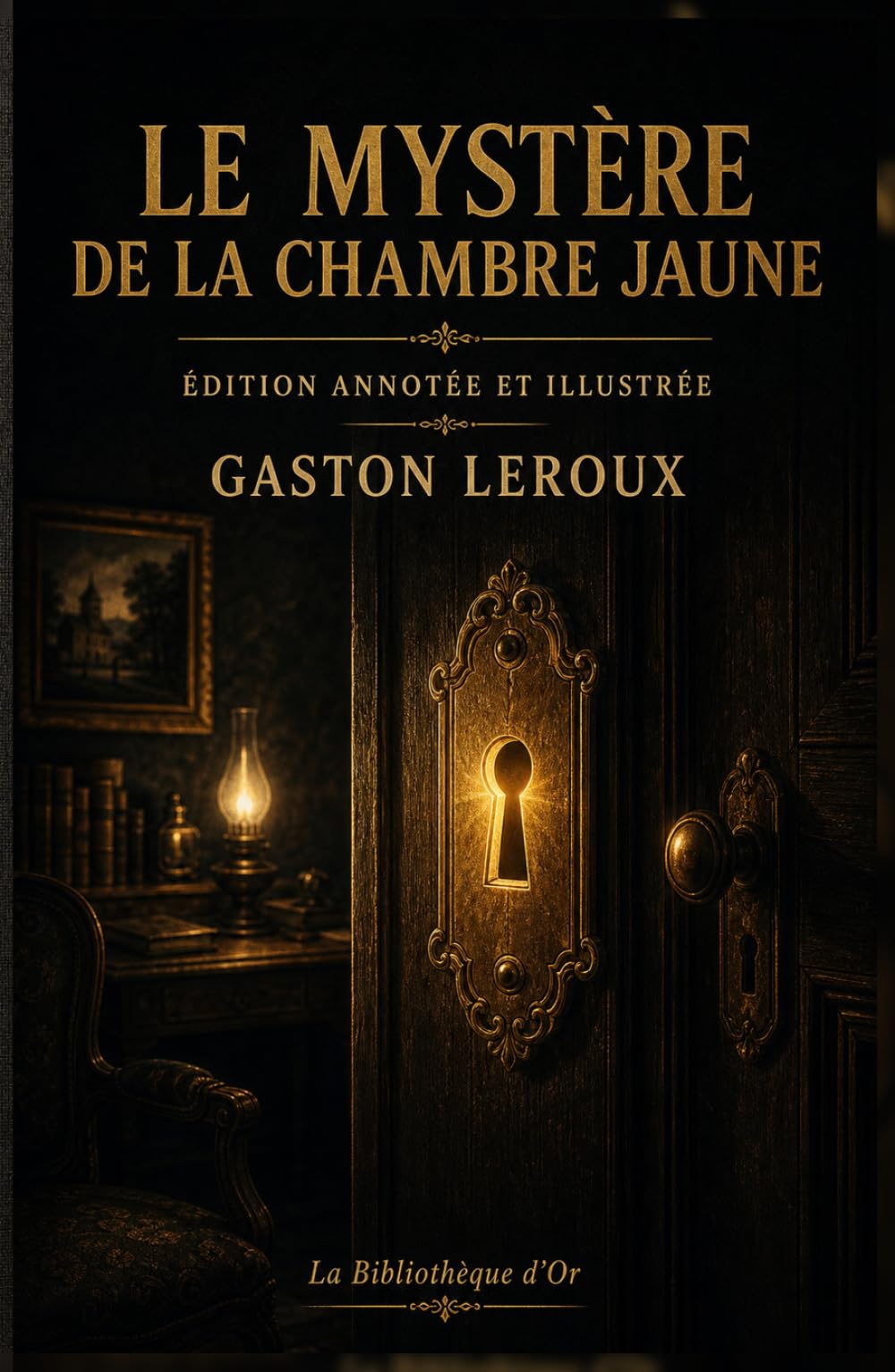 Le Mystère de la chambre jaune (Édition annotée et illustrée): Édition annotée et illustrée par La Bibliothèque d'Or