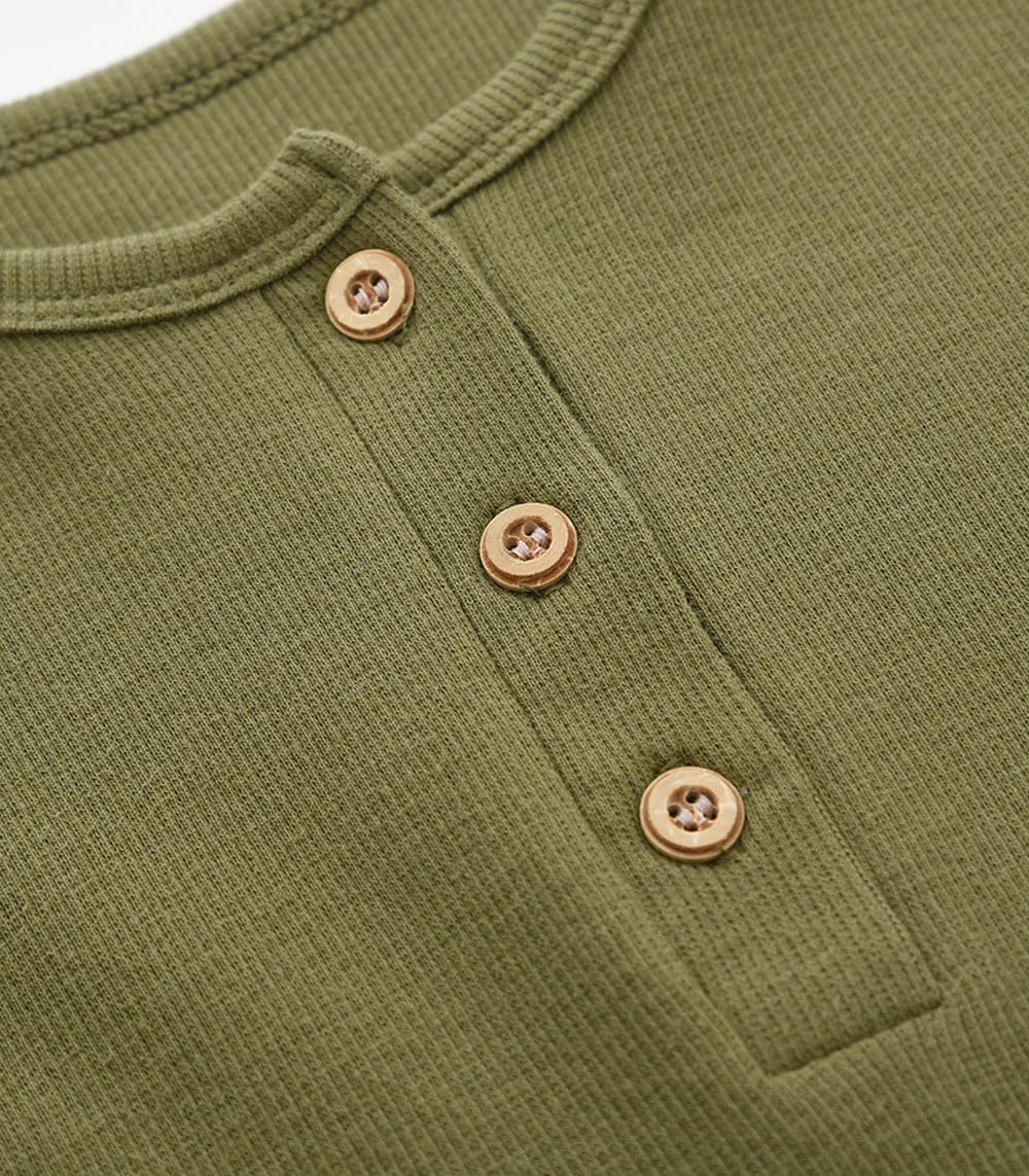 Enfants Chéris Toddler Henley Shirt Boys Long Sleeve Shirts 2-7 Years - Image 6