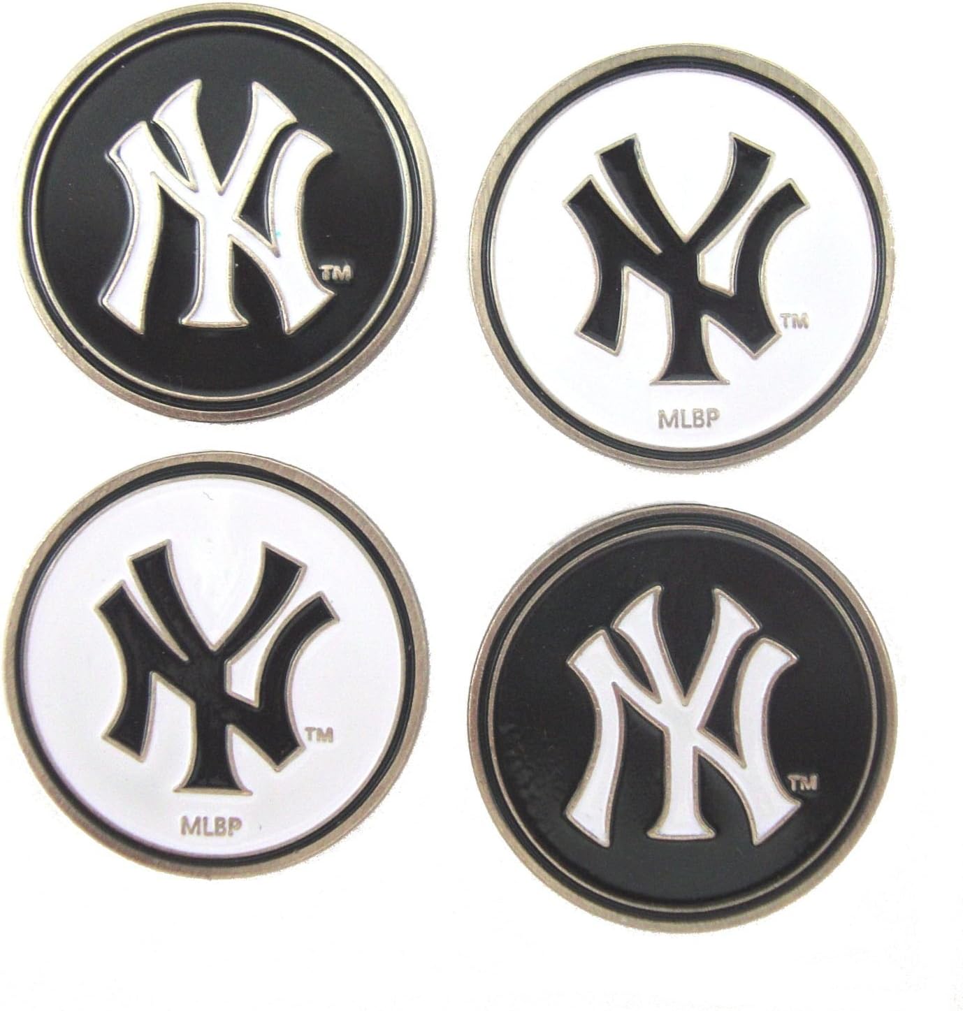 New York Yankees MLB Golf Ball Markers 4-Pack