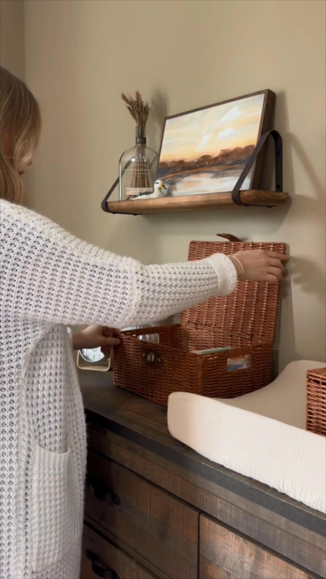 Amazon.com : Homepeaz Set of 3 Woven Wicker Storage Basket Box