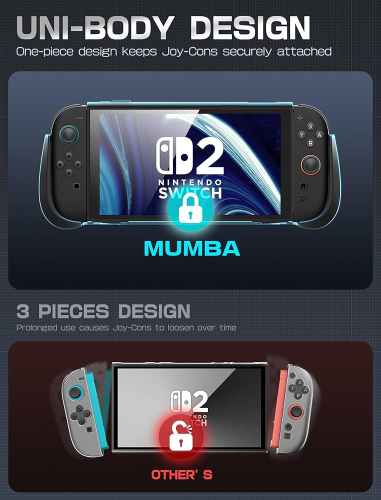 Amazon.com: Mumba Dockable for Nintendo Switch 2 Case with