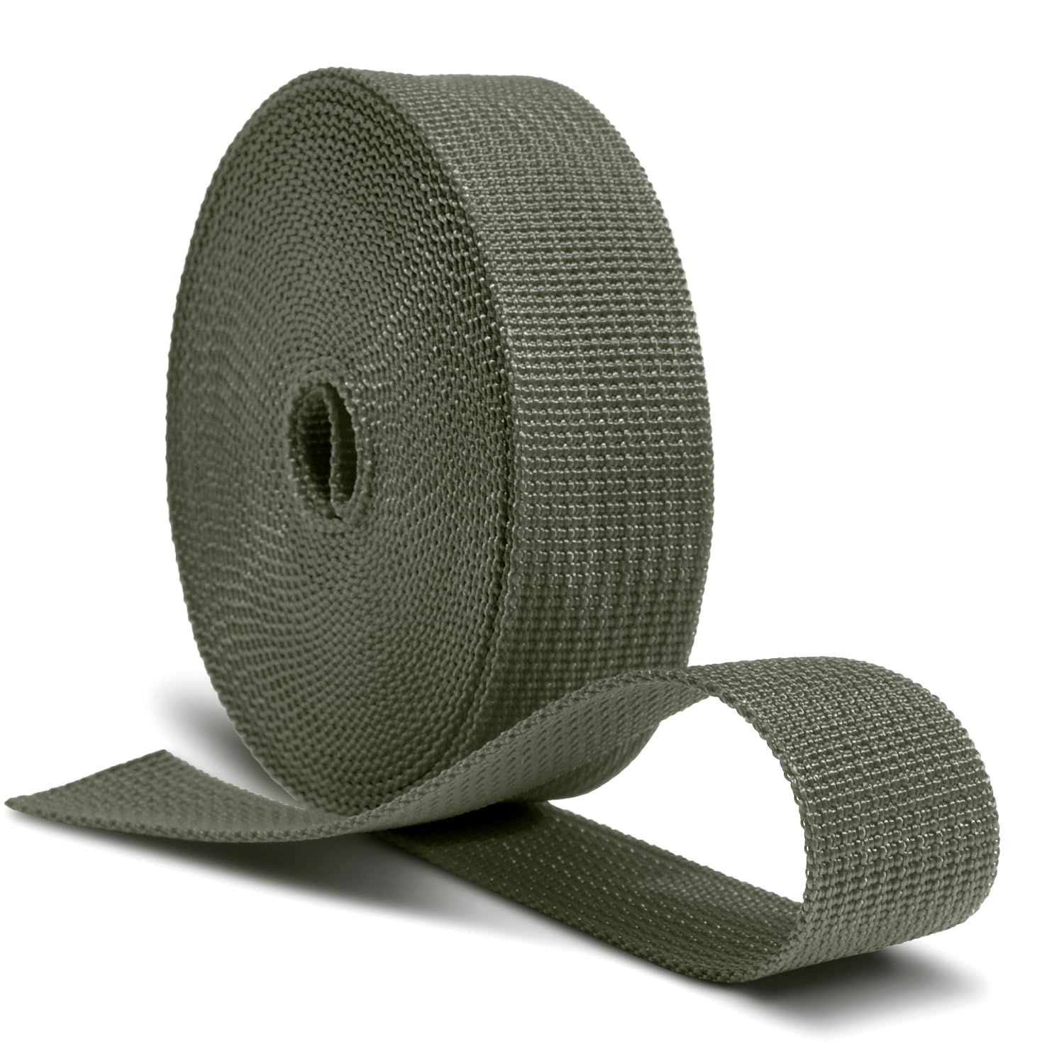 CooBigo 12 Yards Webbing 3/4" &amp; 1" &amp; 1.5" &amp; 2" Polypropylene Webbing Strap 3/4 Inch 1 Inch 1.5 Inch 2 Inch Wide Webbing Strapping for Bags/Lawn Chair/Pool Solar Cover DIY Crafting