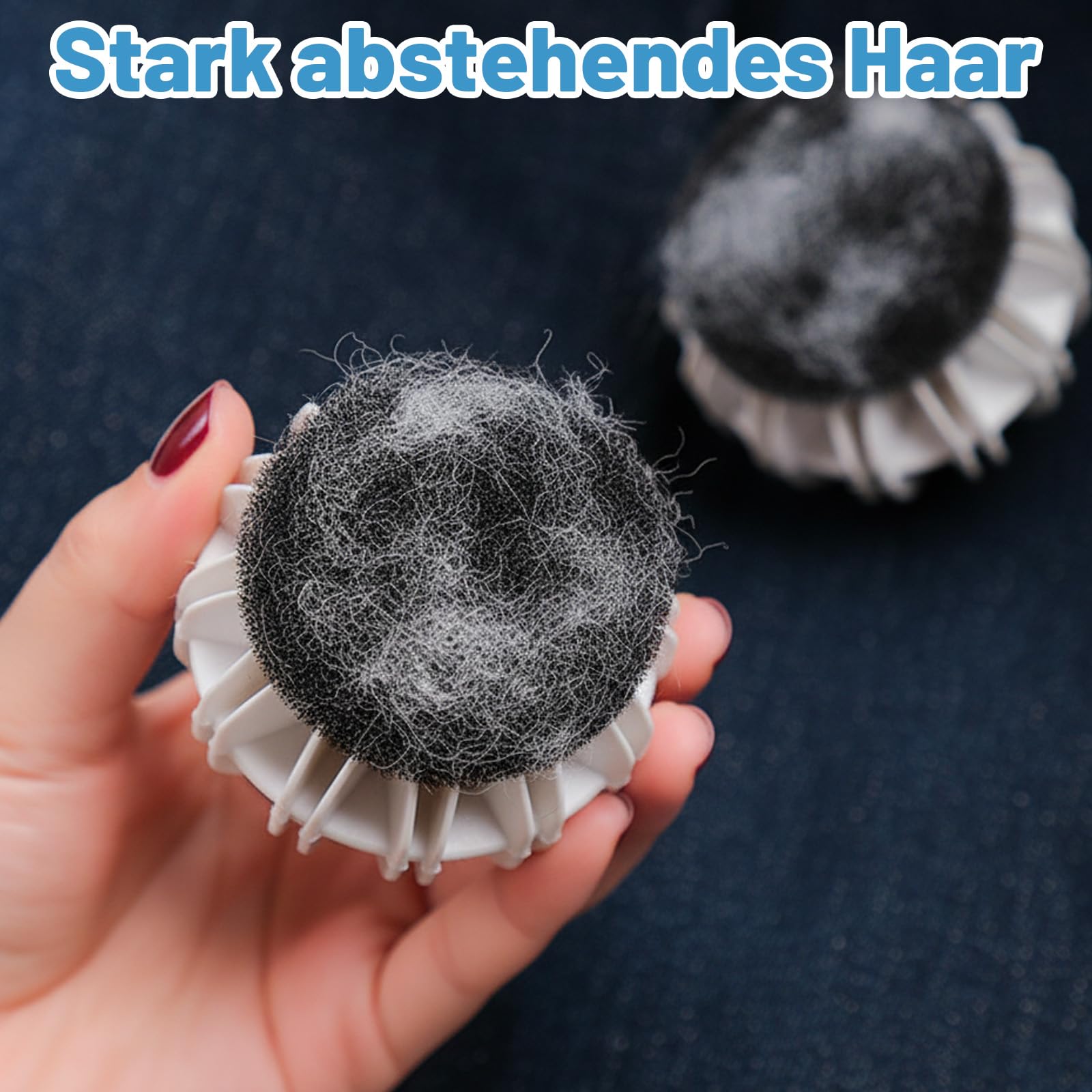 Fusselbälle Waschmaschine, 6 Stück Wäschebälle für Waschmaschine, Tierhaarentferner Waschmaschine mit Hochwertigem Material, Ideal für Haare, Staub und Schmutz Elektro-Großgeräte