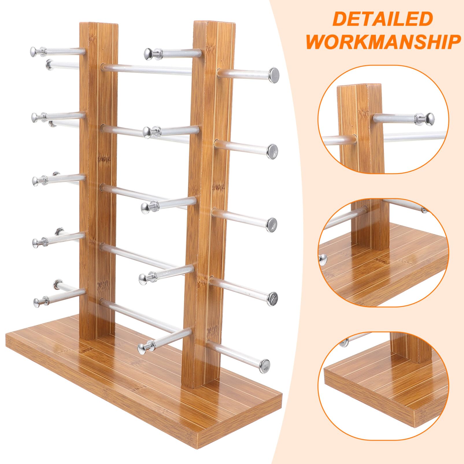 Brillenhalter mit Einzigartigem Design Praktischer Sonnenbrillenständer für 10 Paar Gläser Vielseitige und Stilvolle Aufbewahrungslösung für Sommerferien