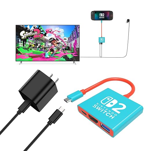 Nintendo Switch 2 Update Leaves Some Unofficial Docks Inoperable 8 71zeAEgkuLL. SX522 Switch 2 Dock with 60W Switch 2 AC Adapter Replacement for Nintendo Switch 2 Dock Support 4K/60HZ Switch 2 TV Mode Compatible Nintendo Switch 2