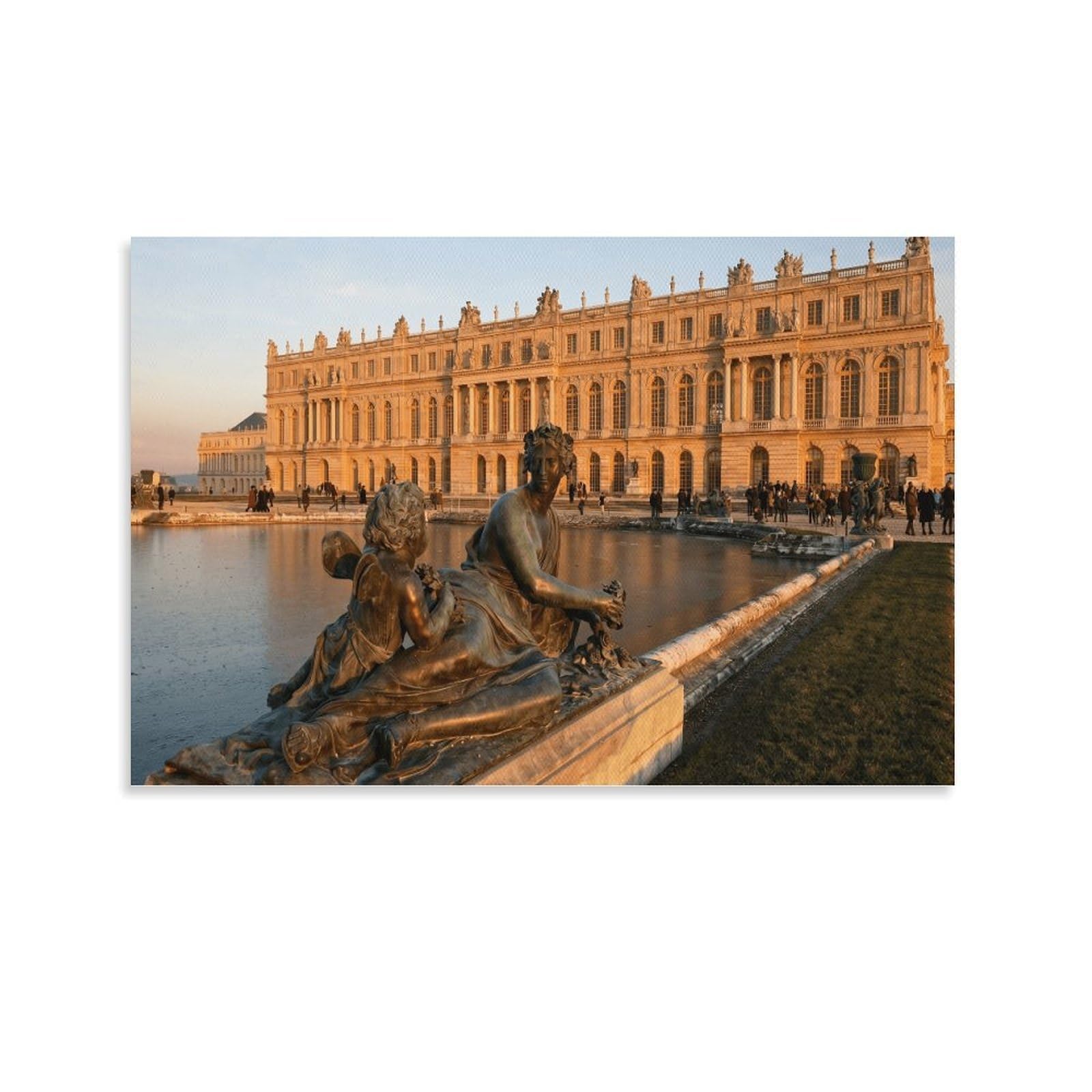 XPASHIQWC Palace of Versailles Wall Decor Poster Canvas Prints Picture Modern Canvas Wall Art Picture Wall Hanging for Home Decorations 20x30inch(50x75cm)