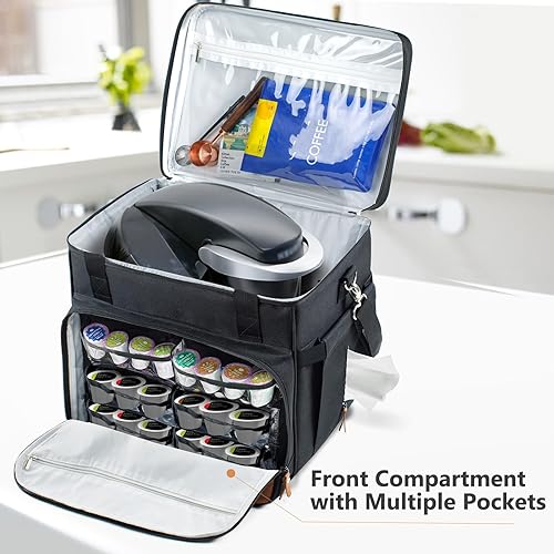 Miniatura 3 de BAGSPRITE Bolsa de viaje para cafetera Keurig Classic, funda de transporte para cafetera de una sola porción, bolsa de almacenamiento portátil para