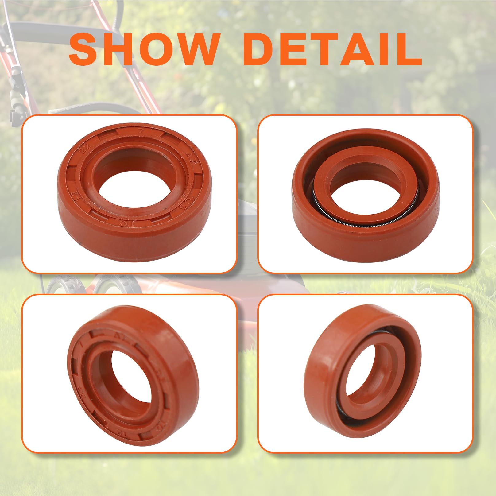 PLCPDM 10 Pezzi Guarnizione Olio Parte Di Ricambio Per FS91 - Foto 4