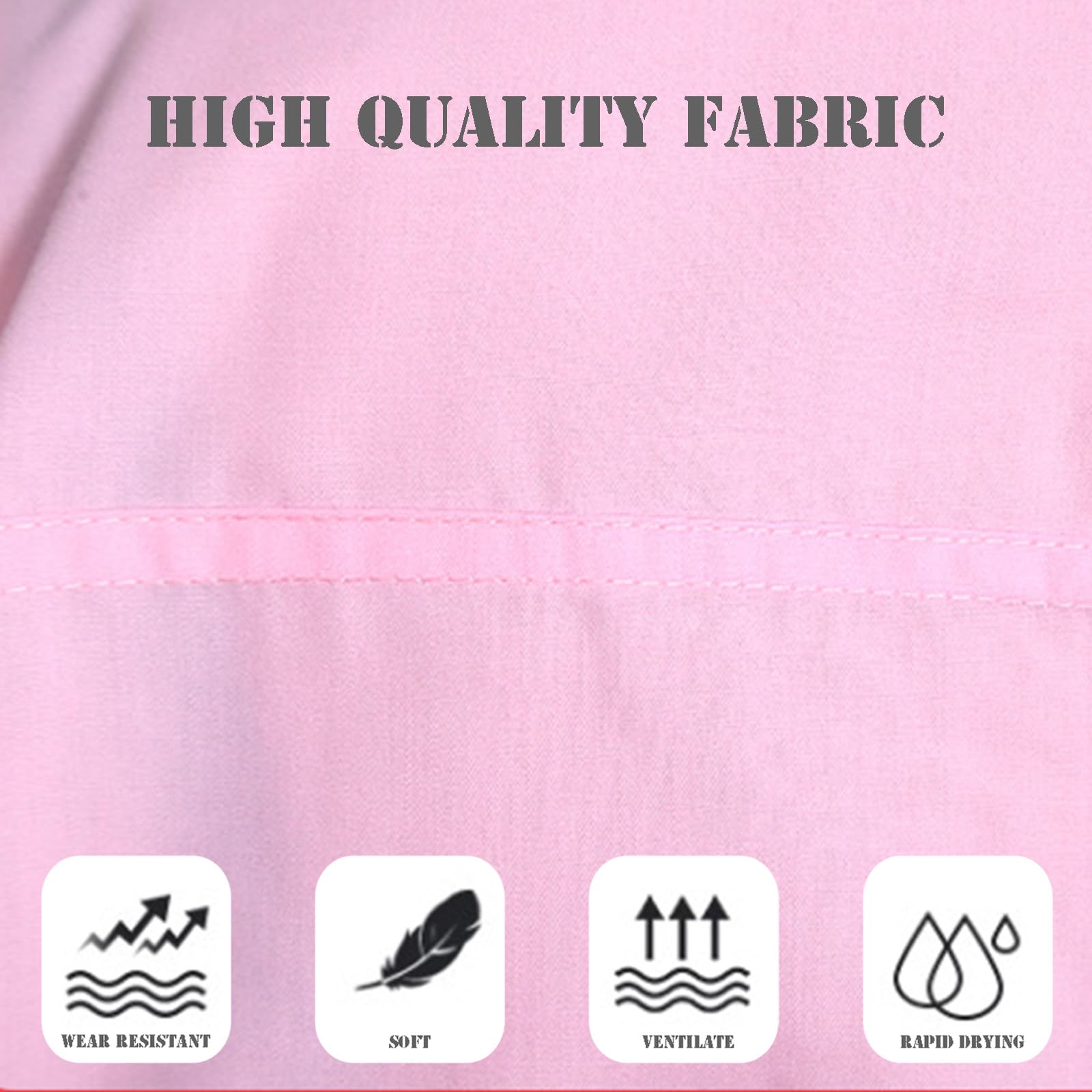 Combinaison À Manches Longues Fermeture À Glissière Combinaison De Travail, Vêtements De Travail Avec Poignet Élastique Et Poignets De Cheville, Chemise Et Pantalons