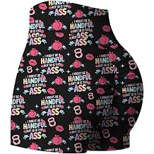 IRON PANDA Handful Ass Funny Gym Shorts Women Kettlebell Peach Yoga Biker