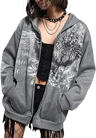 Damen Hoodie Oversize Mit Kapuze - Bequemer Baggy Pullover Für Streetwear