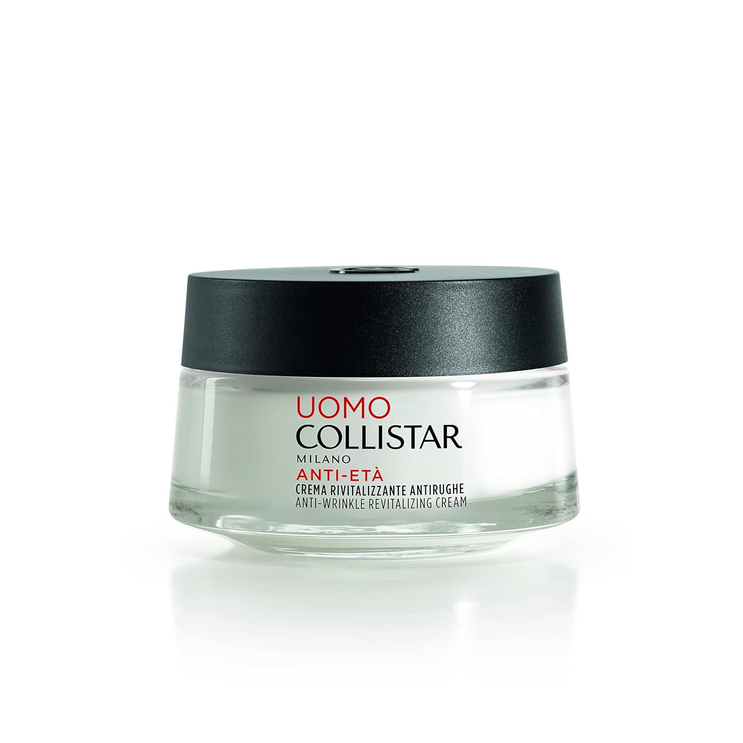 Collistar Linea Uomo Crema Antirughe Rivitalizzante, Previene le Rughe e Rimpolpa Quelle Esistenti dall'interno, Crema Non Grassa e di Facile Assorbimento, Pelle più Tonica ed Elastica, 50 ml
