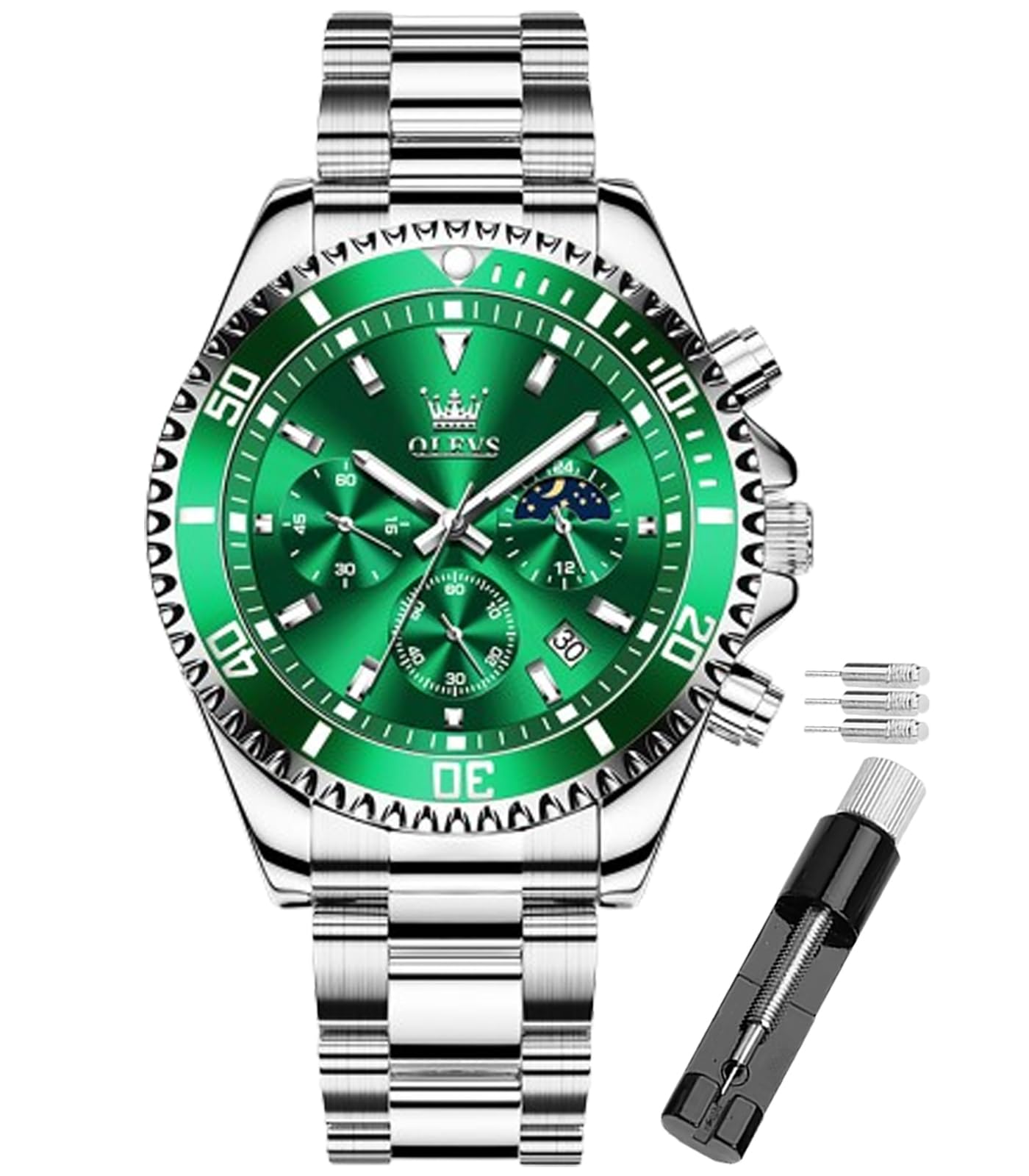 Sponsored Ad – Watch for Men Waterproof Blue Dial Mens Dress Watches Luxury Two Tone Stainless Steel Wrist Watch with Day Date, Fashion Classic Classic Sports Quartz Watch Big Face…