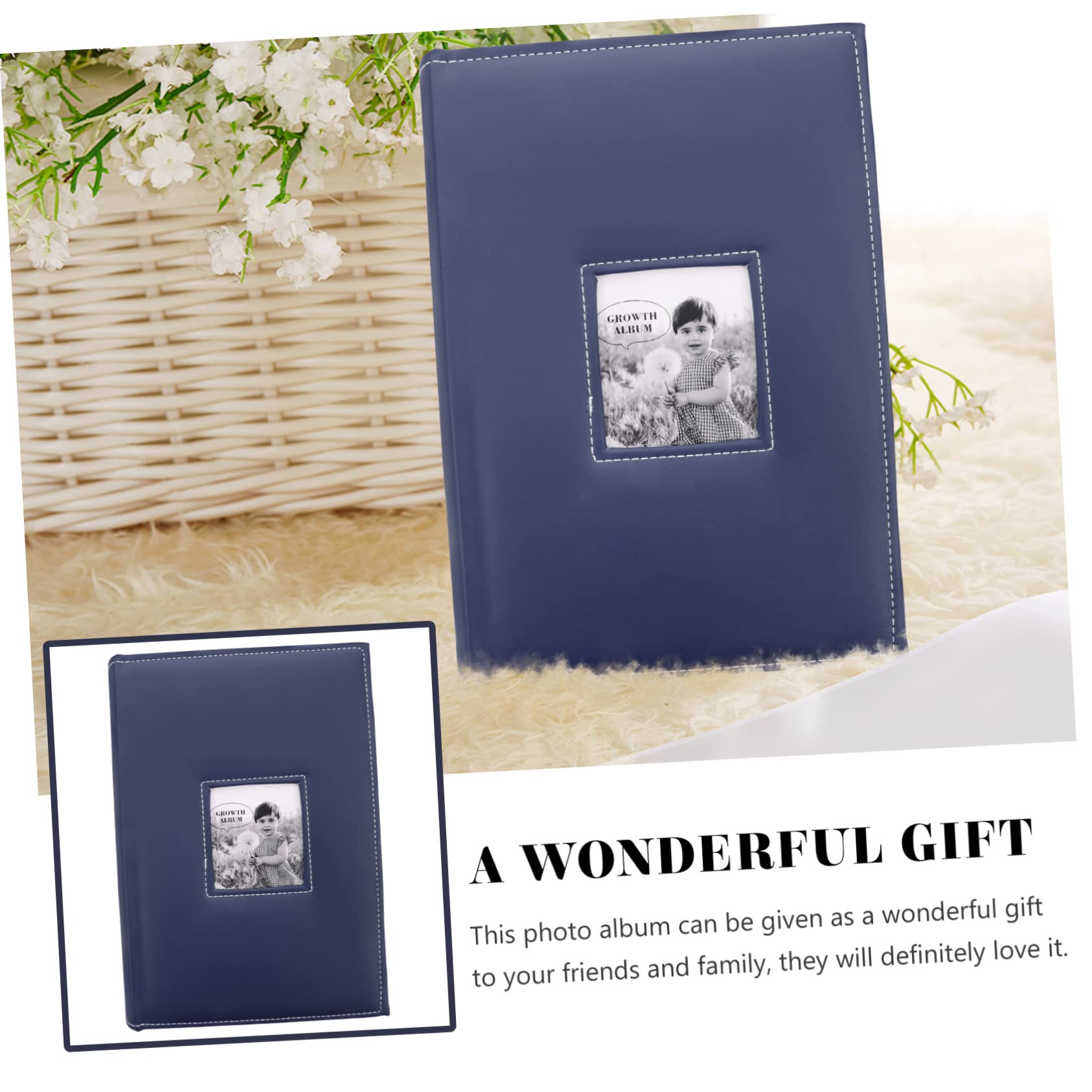 Für Familienerinnerungen Bilder Vintage Mit Pu Fenster Große Kapazität Für Hochzeiten Geburtstage Und Besondere